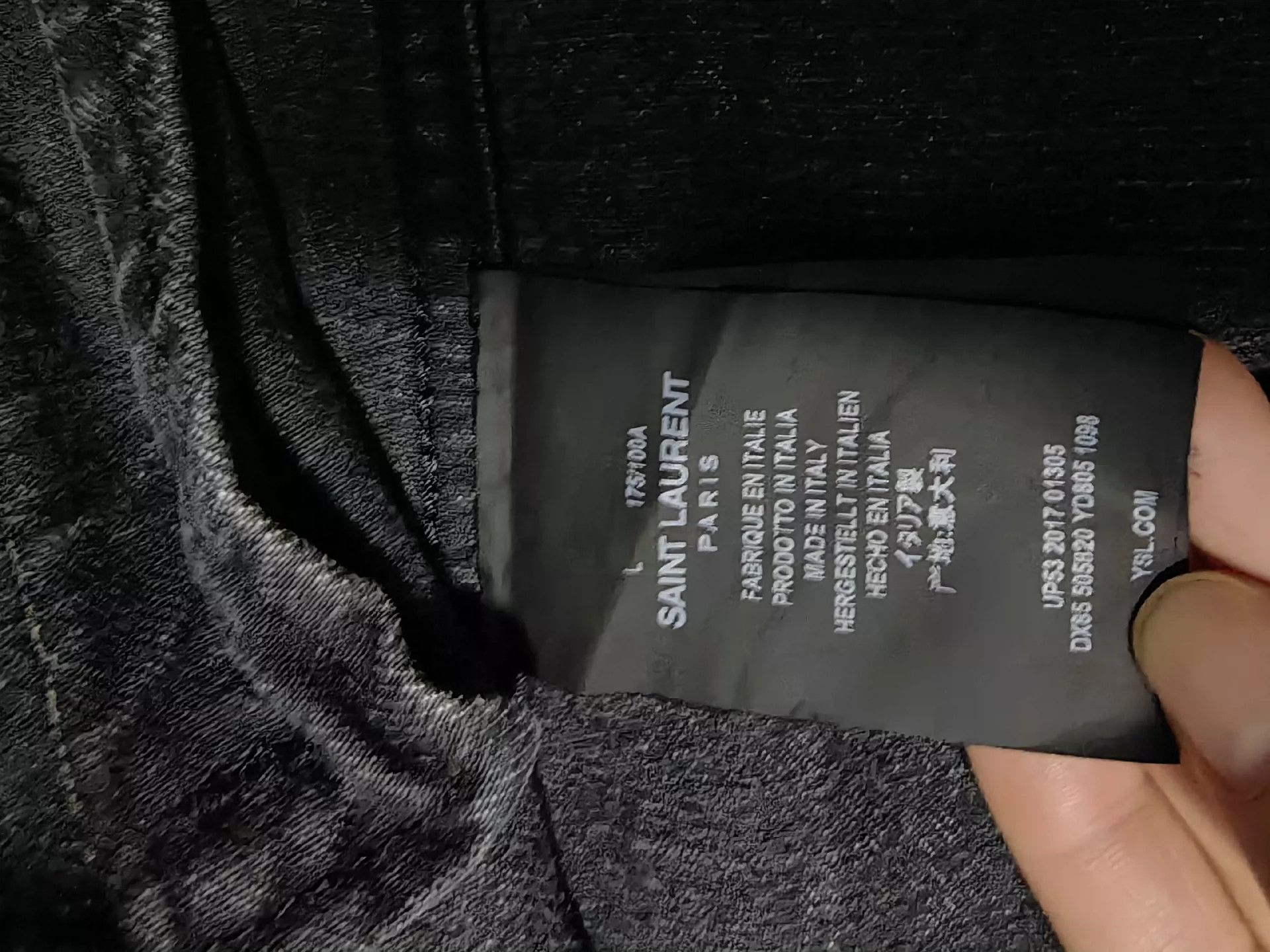 Saint Laurent Paris Saint Laurent Paris Black denim jacket Size US L / EU 52-54 / 3 - 1 Thumbnail