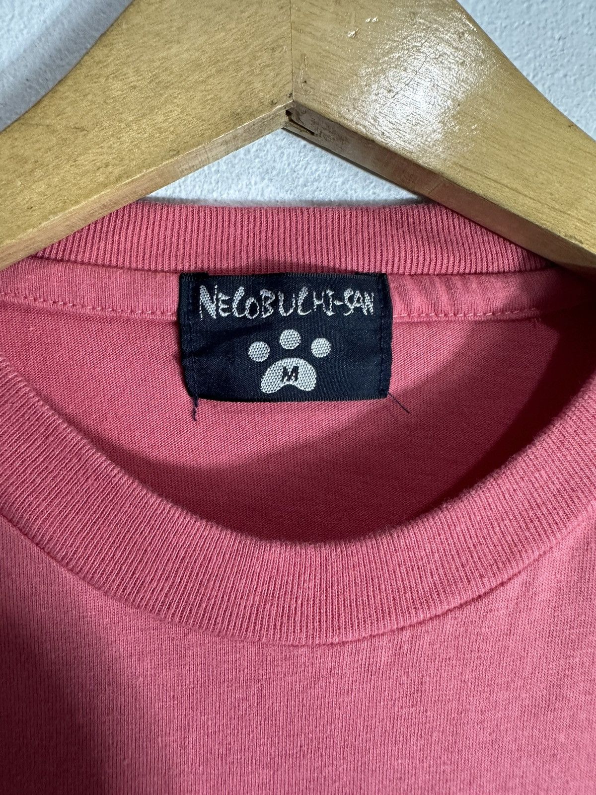 20471120 NECHOBUCHI-SAN DOUBLE LAYER CAT POEM LONG SLEEVE TEE Size US M / EU 48-50 / 2 - 5 Thumbnail