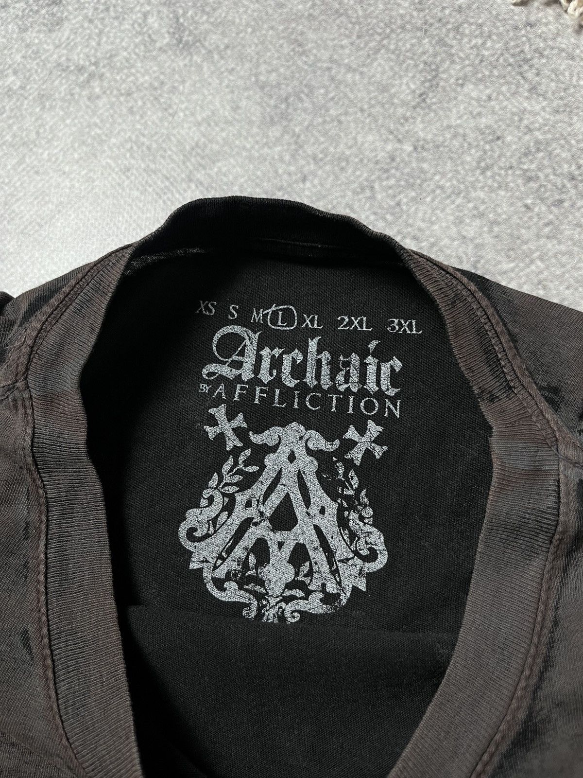 Affliction 🔥CRAZY AFFLICTION ARCHAIR TRIBAL FADED TEE CROSS T SHIRT Size US L / EU 52-54 / 3 - 6 Thumbnail