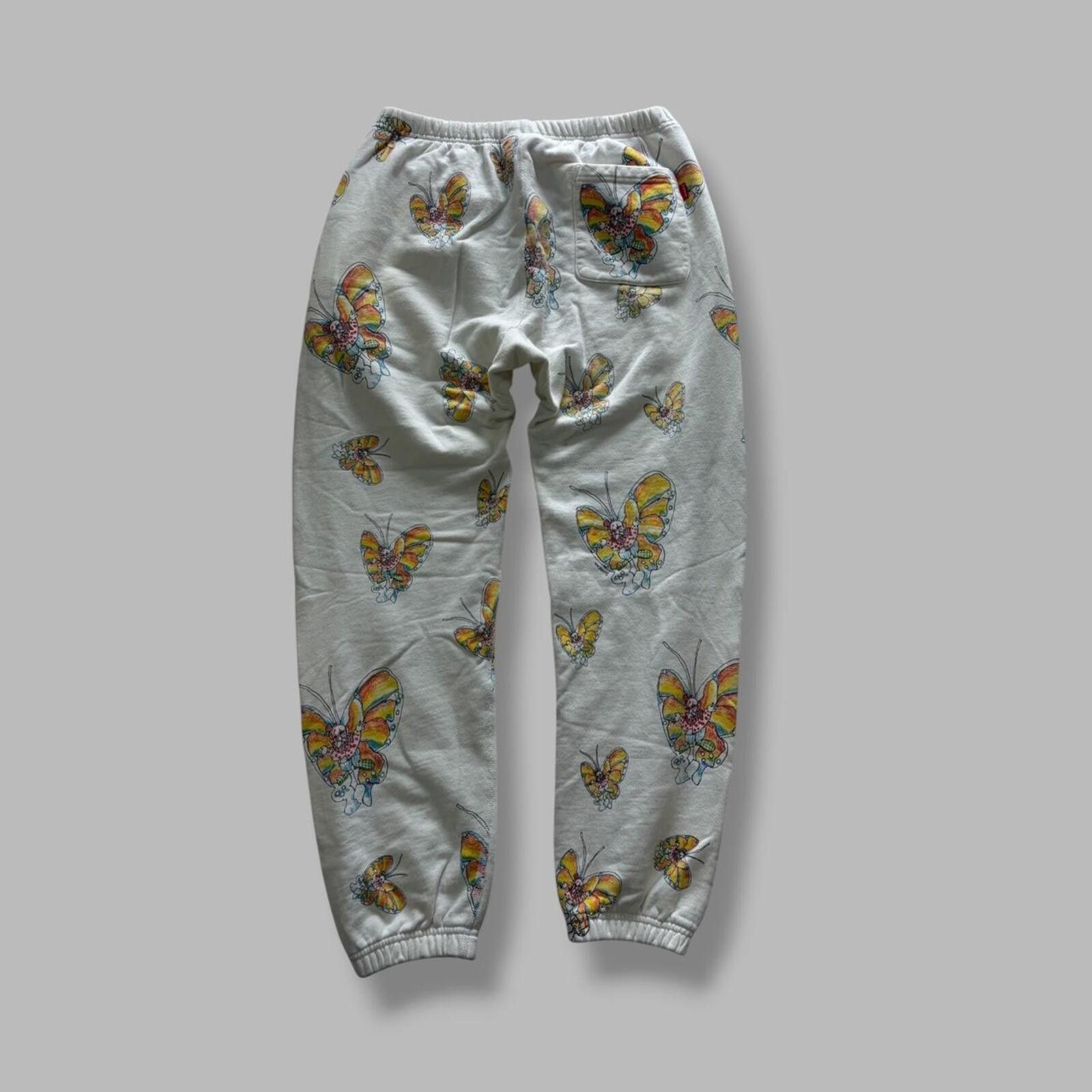 Supreme SS16 Supreme Gonz Butterfly Sweatpants Size US 30 / EU 46 - 4 Thumbnail