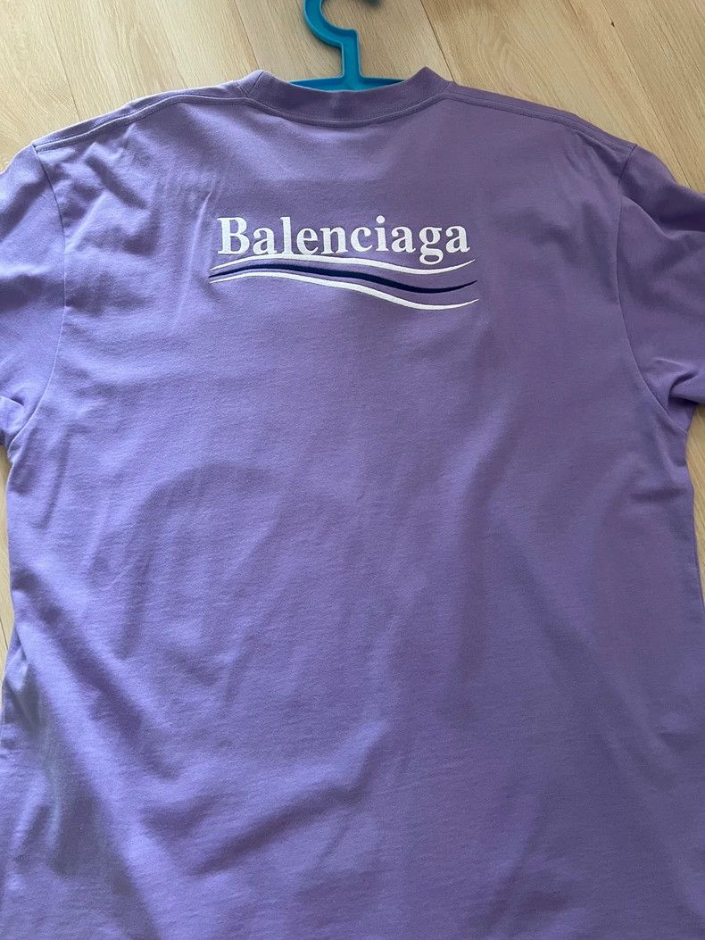 Balenciaga Balenciaga Purple Coke Short Sleeve, Size XS Size US XS / EU 42 / 0 - 3 Thumbnail