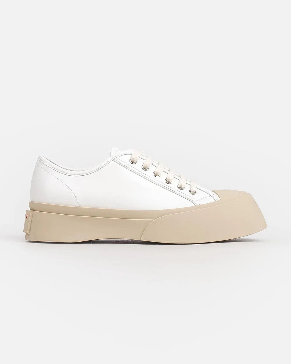 Marni o1s22i1n0525 Leather Pablo Low-Top Sneakers in White Size US 10 / IT 40 - 1 Thumbnail