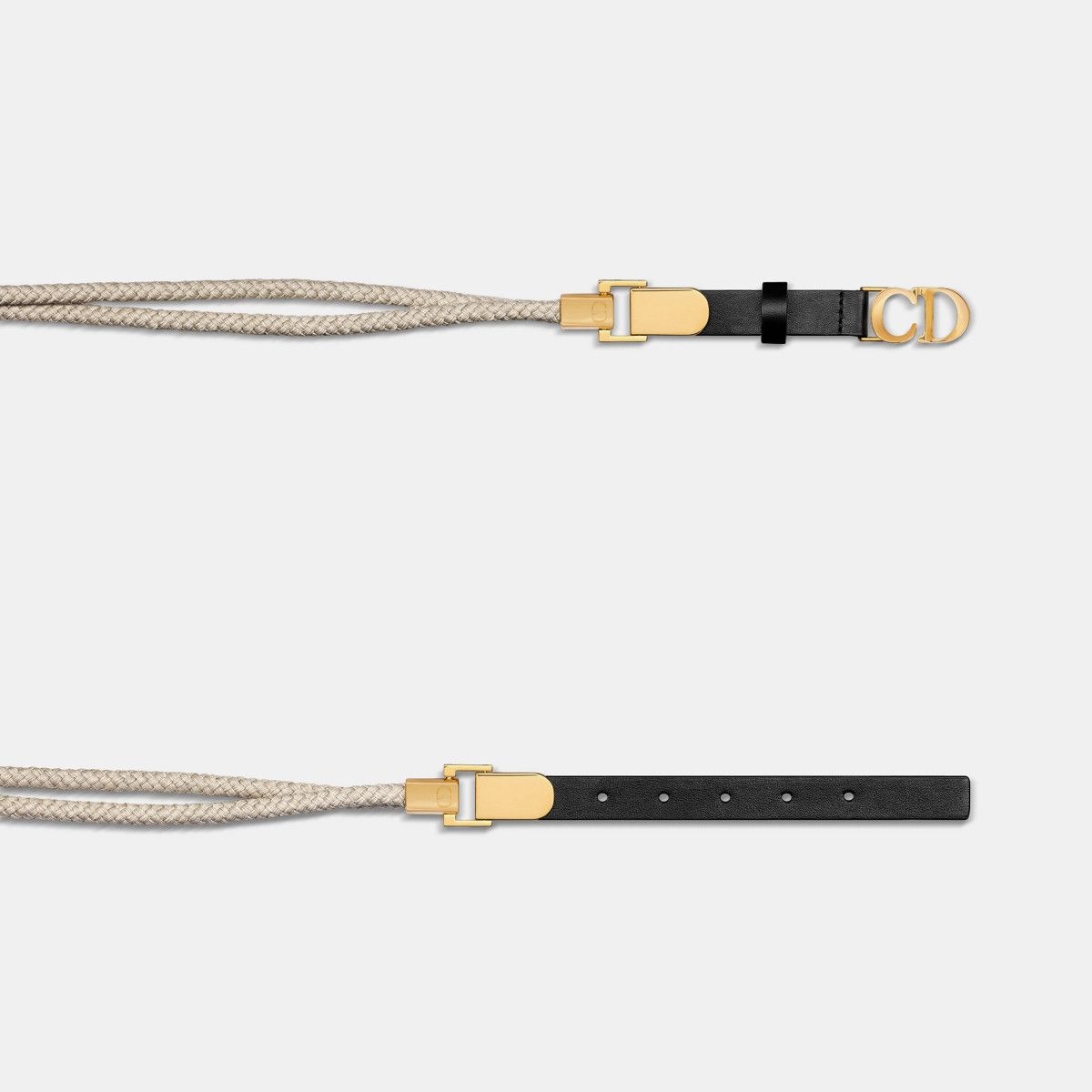 Dior o1bcso1str0126 Size:OS/C'est Dior Belt in Black/Beige Size ONE SIZE - 3 Thumbnail