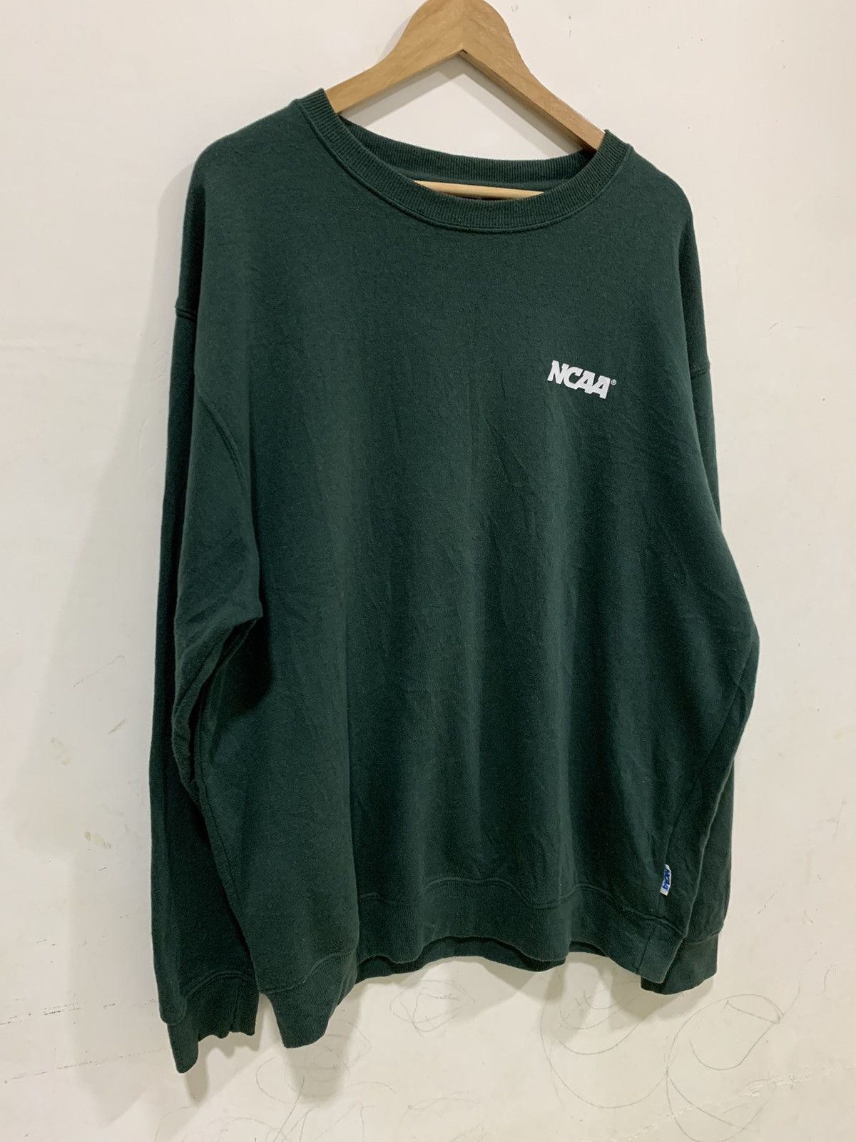 NCAA Vintage NCAA Green Sweatshirt Big Size Size US XXL / EU 58 / 5 - 3 Thumbnail