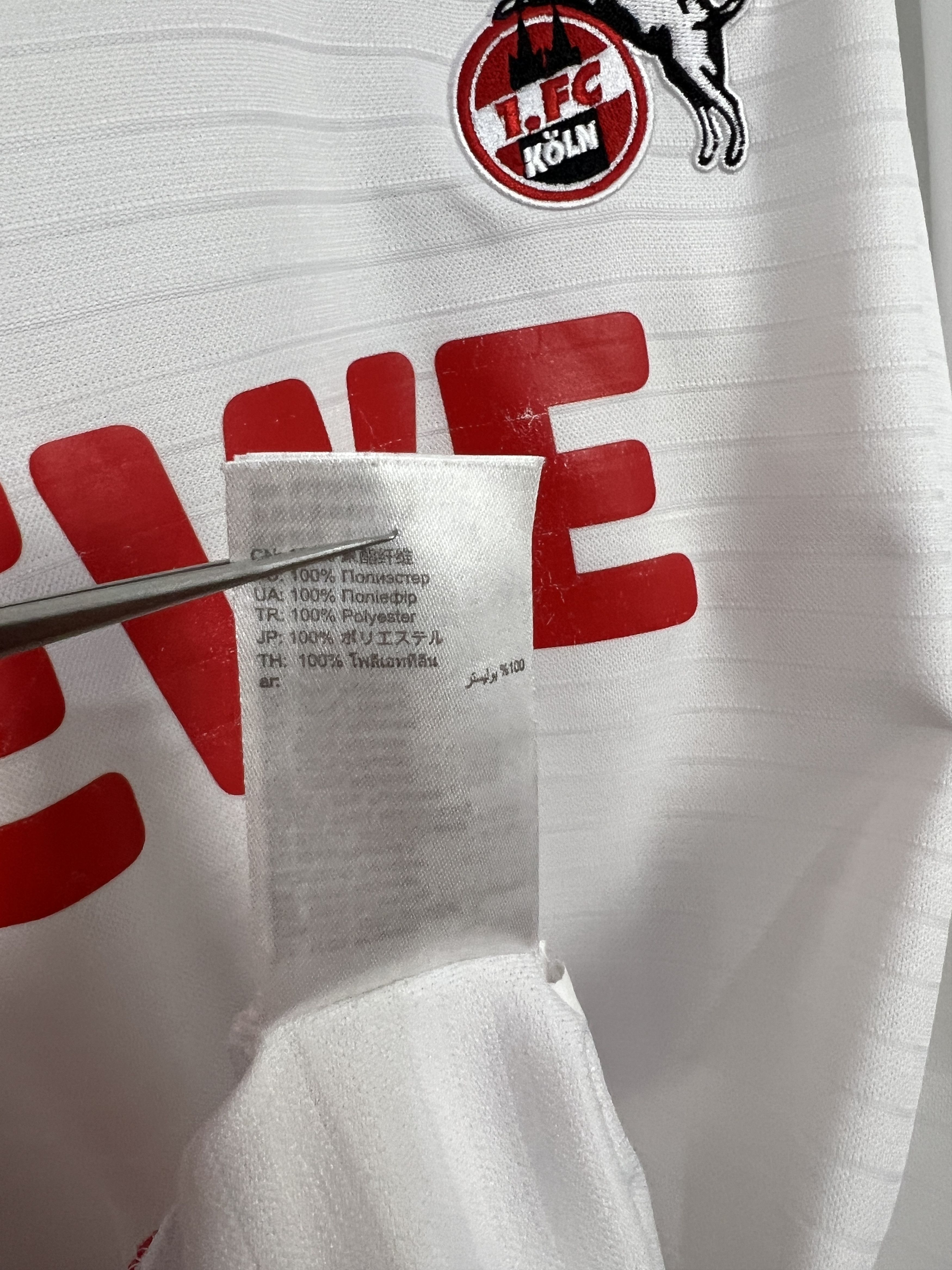 Vintage 1. FC Koln Home football shirt Soccer Jersey Trikot Size 5XL Size US XXL / EU 58 / 5 - 9 Thumbnail