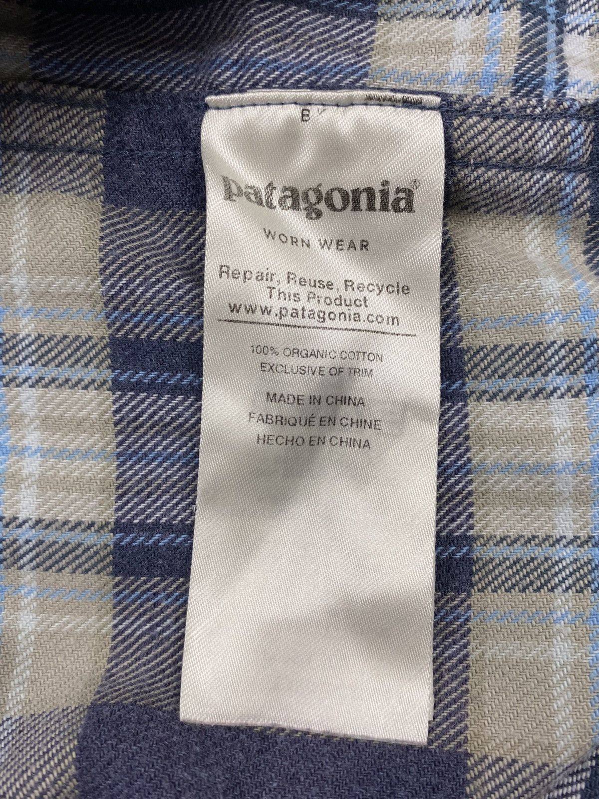 Patagonia Sun Faded Patagonia Worn Wear Fjord Flannel Check Shirt Size US S / EU 44-46 / 1 - 15 Thumbnail