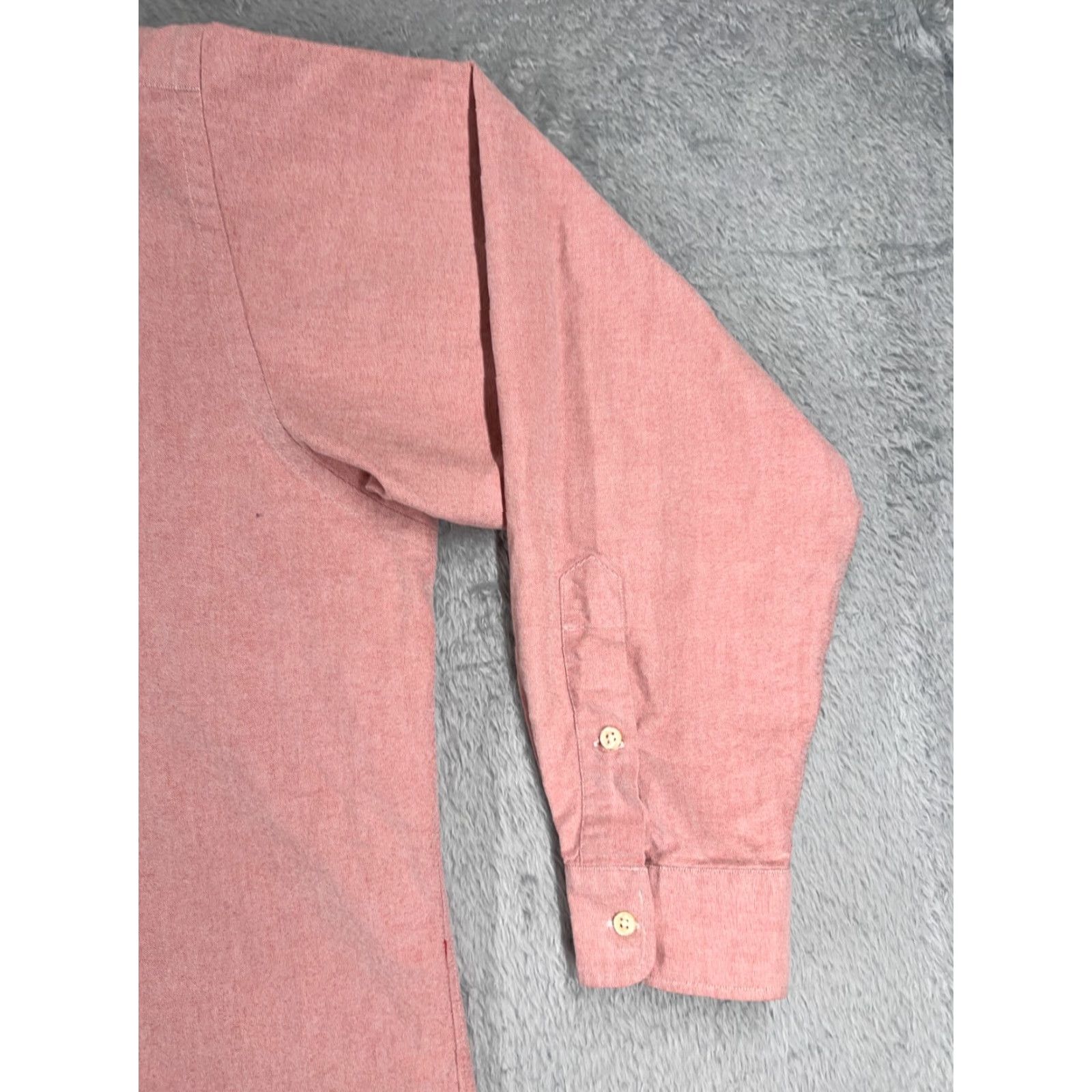 Polo Ralph Lauren VINTAGE Polo Ralph Lauren Shirt Men XL Pink Button Up Collared 100% Cotton Plaid with Pockets Button-Up Casual Workwear Mens Size US XL / EU 56 / 4 - 2 Thumbnail
