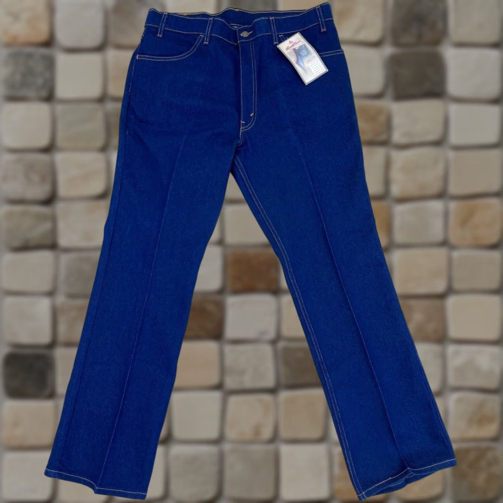 Levi's VINTAGE Levi's Signature Action Jeans J.Curve Design Made in USA 38x30 Mens Jeans Blue 5-Pocket USA 90s Style Straight Size US 38 / EU 54 - 1 Thumbnail