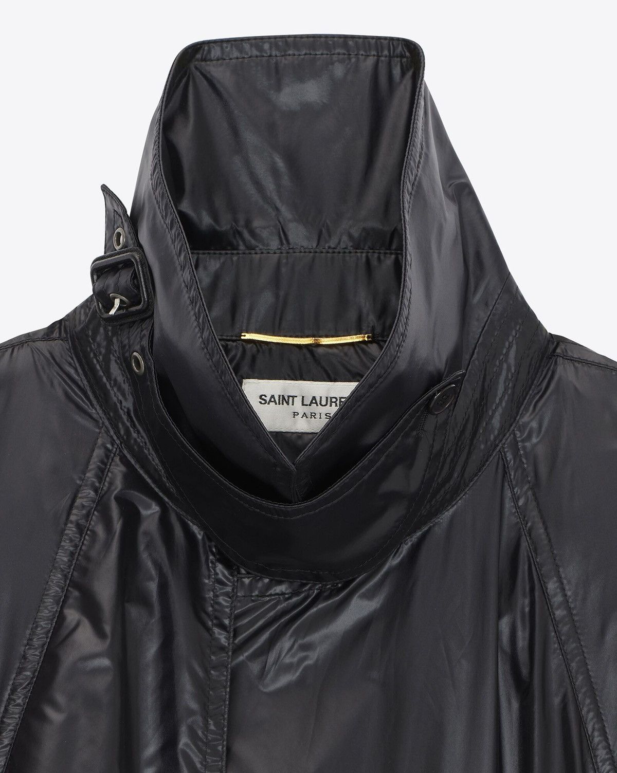 Saint Laurent Paris $3.5K VALUE Oversized Flared Padded Cape Trench Coat Size US S / EU 44-46 / 1 - 5 Thumbnail