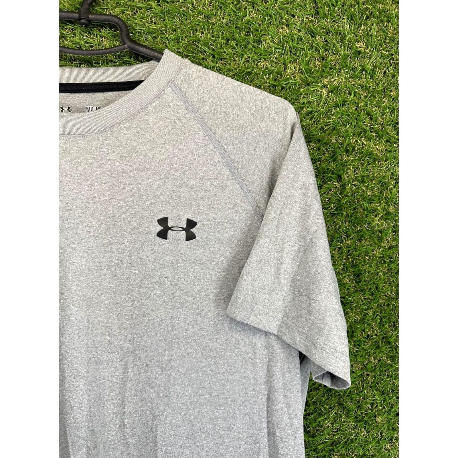 Under Armour UNDER ARMOUR HeatGear MEN Training Compression Shirt Jersey M Gray Short Sleeve Crew Neck T-Shirt Size US M / EU 48-50 / 2 - 5 Thumbnail