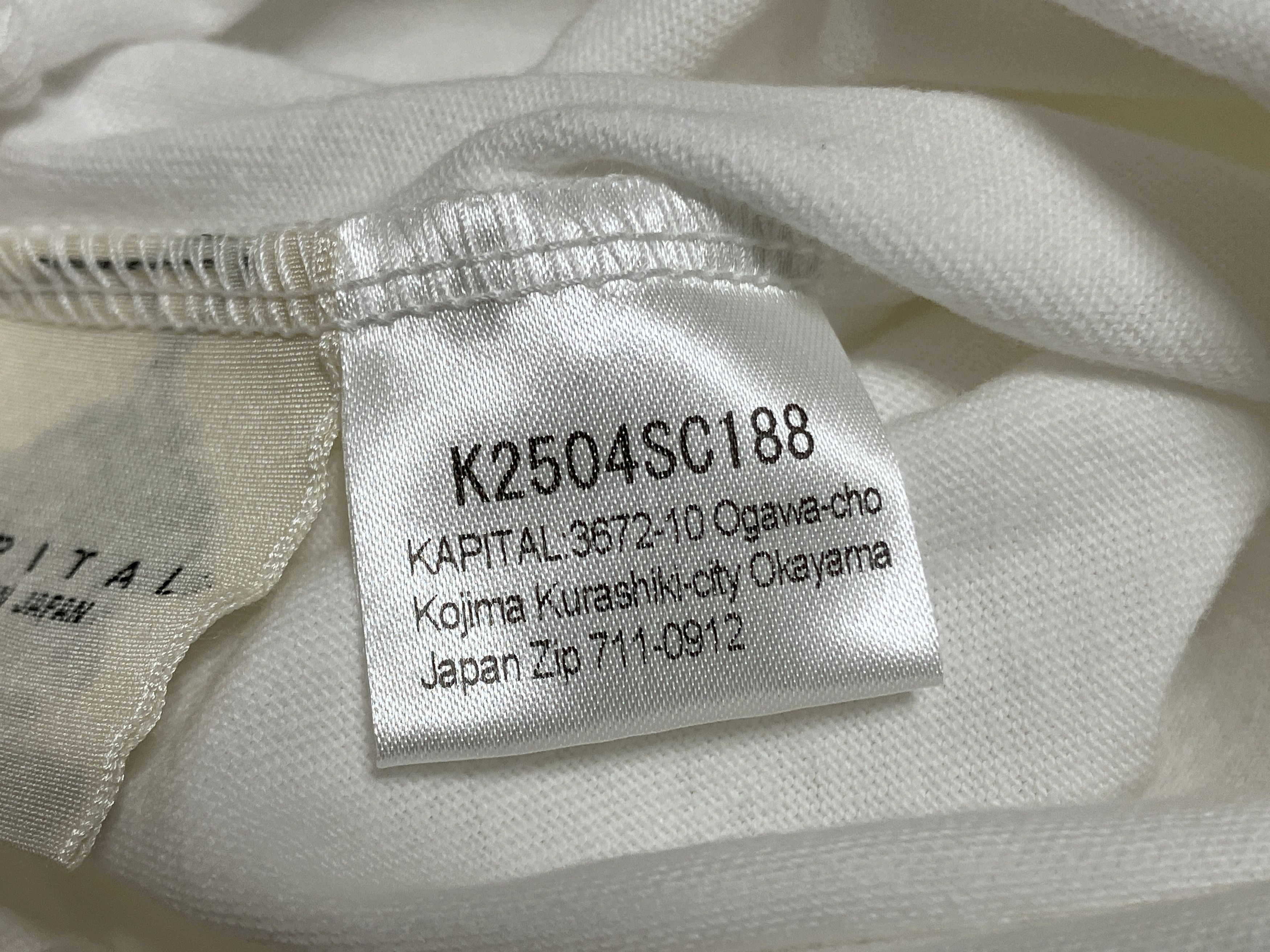 Kapital Kapital 20 Tenjiku Laundry Max Ringer t-shirt Tee white 3 Size US L / EU 52-54 / 3 - 6 Thumbnail