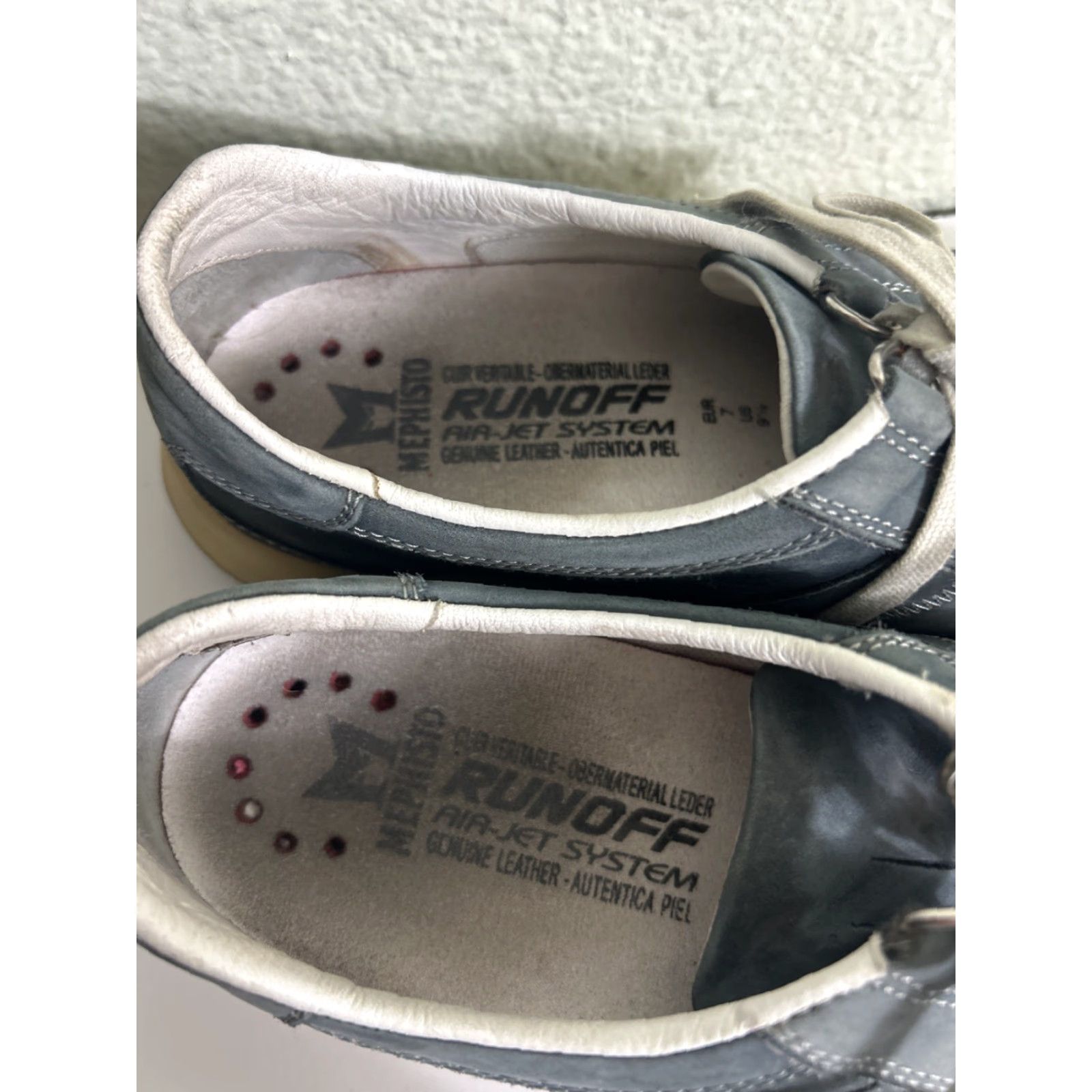 Mephisto Mephisto Womens M Blue Suede Fashion Sneakers Sz. 9.5 - Casual, Solid Blue Suede Upper, Fashion Sneakers, US 9.5 Size US 10 / IT 40 - 4 Thumbnail