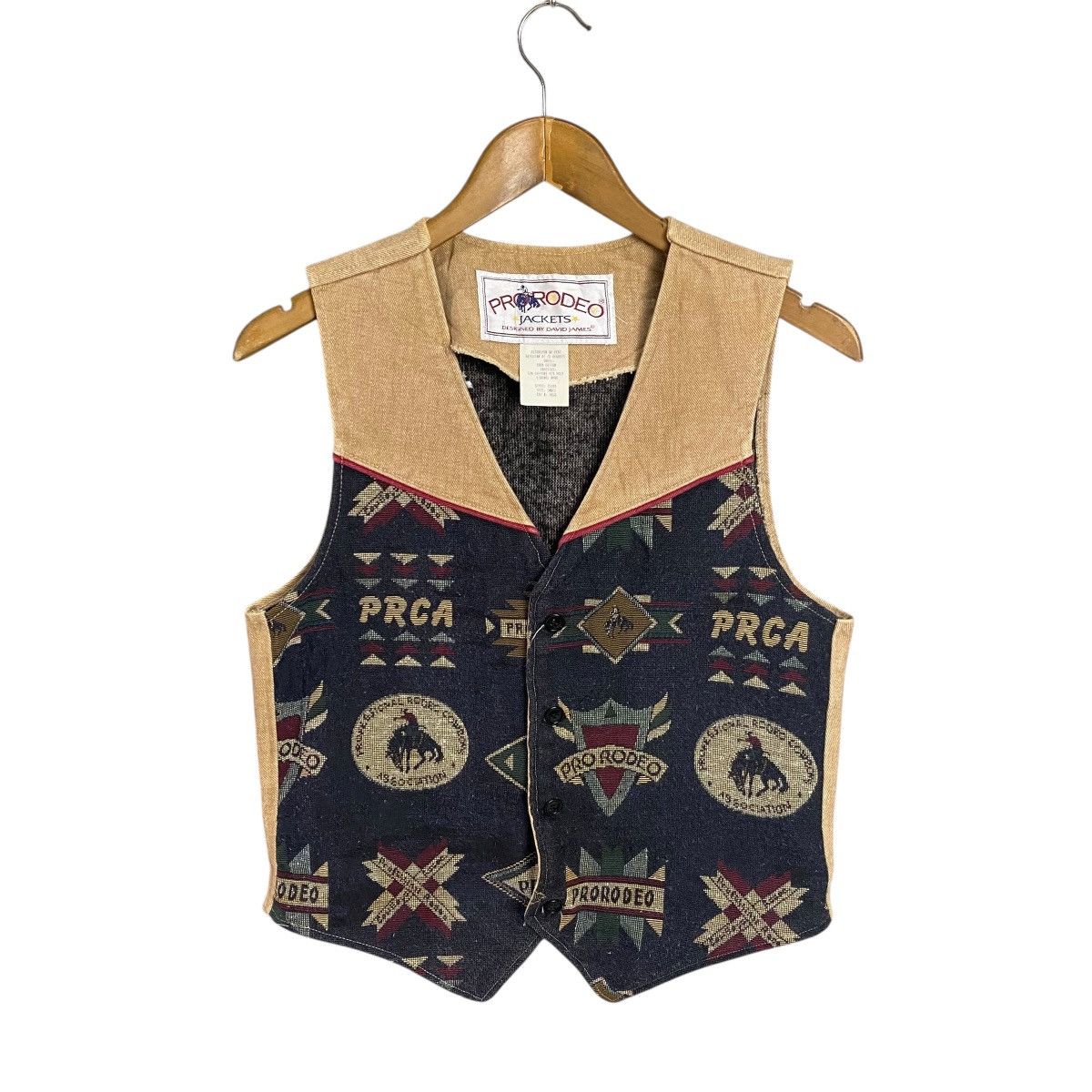 Other Vintage 90s ProRodeo PRCA aztec vest Size US S / EU 44-46 / 1 - 1 Thumbnail