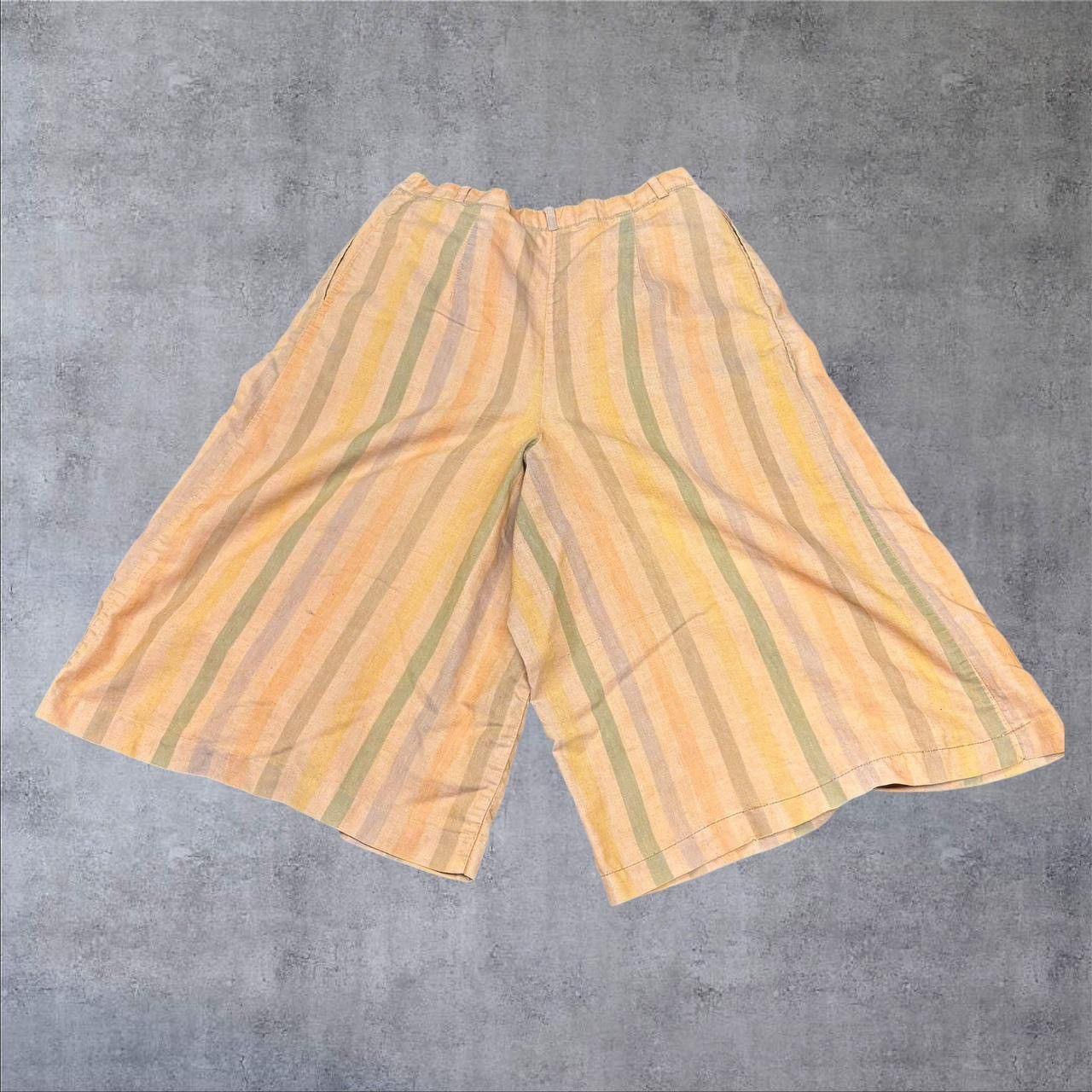 Vintage 1980s Vintage Striped Shorts Size 24" / US 00 / IT 34 - 2 Thumbnail