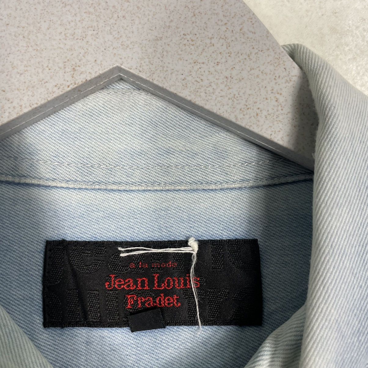 Japanese Brand × Vintage 💥JEAN LOUIS FRADET DENIM SHIRT Size US L / EU 52-54 / 3 - 11 Thumbnail