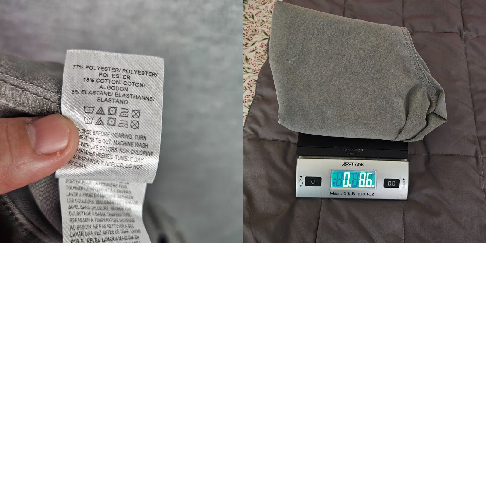 Lucky Brand Lucky Brand Men Chino Shorts Gray Casual Flat Front Size 38 Size US 38 / EU 54 - 8 Thumbnail