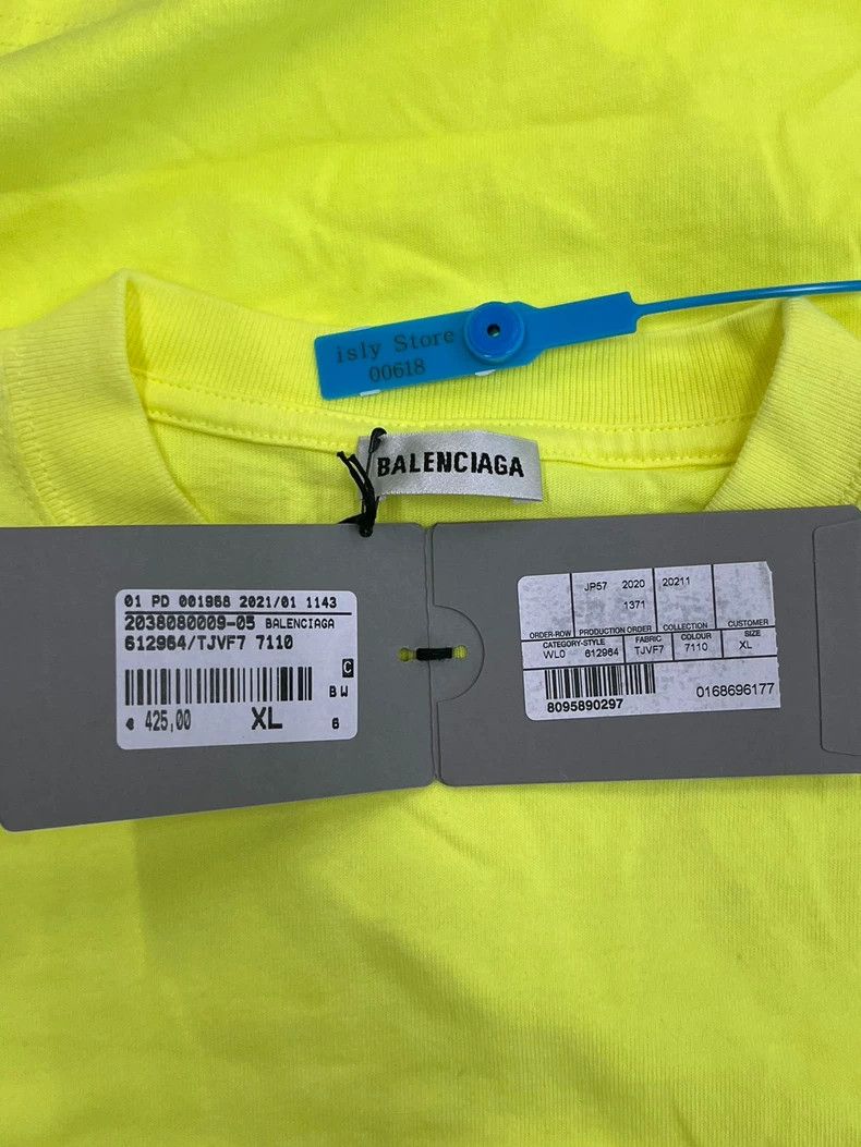 Balenciaga Balenciaga Coke Short Sleeve T-shirt Size US XL / EU 56 / 4 - 4 Thumbnail