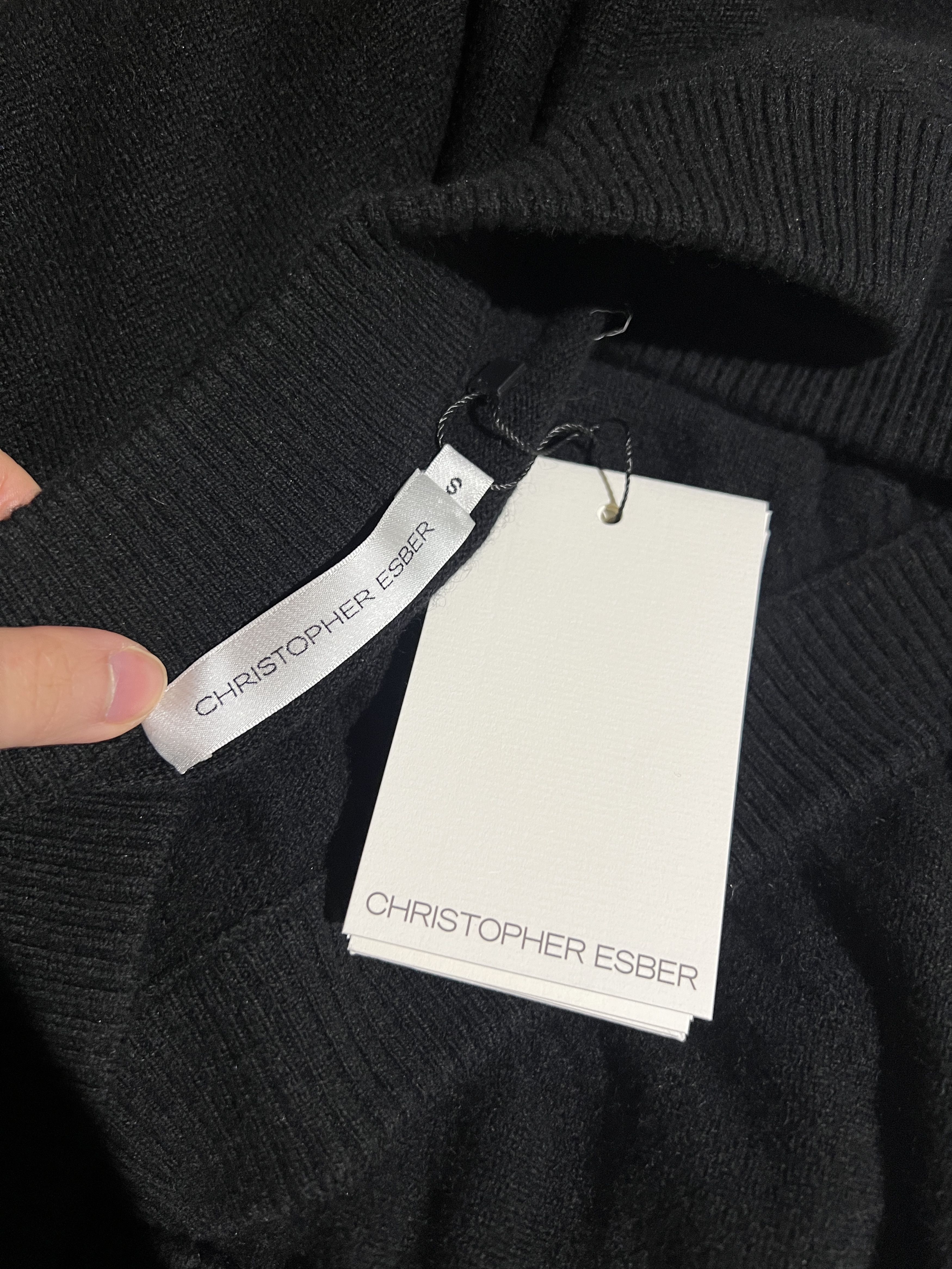 Christopher Esber Twist Disconnect Cashmere Dress Size S / US 4 / IT 40 - 7 Thumbnail