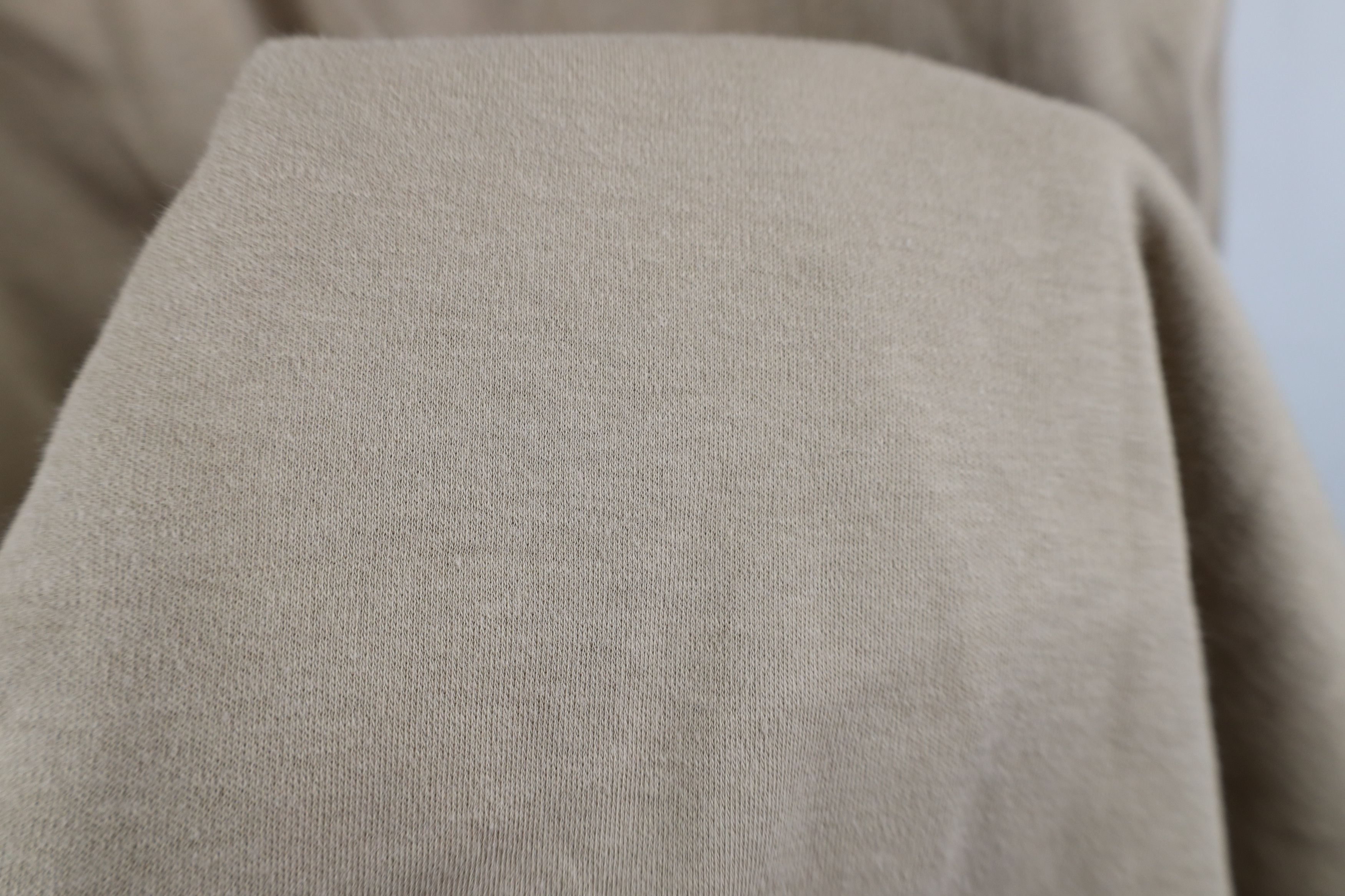 Lands' End × Vintage Vintage 90s Lands End Long Sleeve Mock Neck T-Shirt Beige Size US XL / EU 56 / 4 - 6 Thumbnail