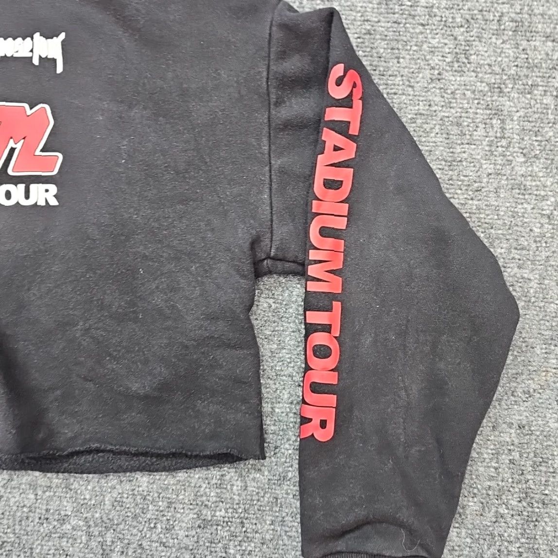 Vintage Justin Bieber Hoodie Women XL Black Crop Top Purpose Tour Stadium Sweatshirt Pullover Hooded Graphic Print All Seasons Size XL / US 12-14 / IT 48-50 - 3 Thumbnail