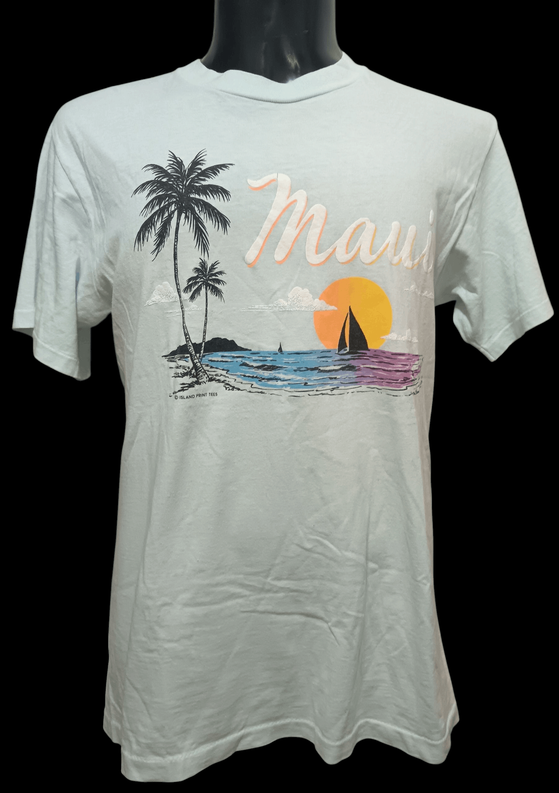 Vintage VINTAGE 80s HAWAII MAUI SHIRT Size US L / EU 52-54 / 3 - 1 Thumbnail