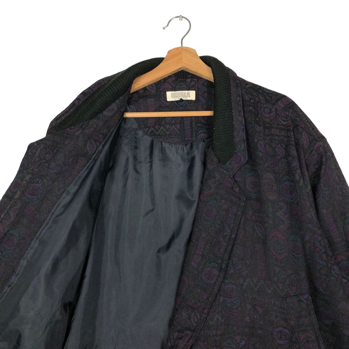 Japanese Brand Vintage Bomber Jacket Arora Full Print Double Breast Collar Size US L / EU 52-54 / 3 - 12 Thumbnail