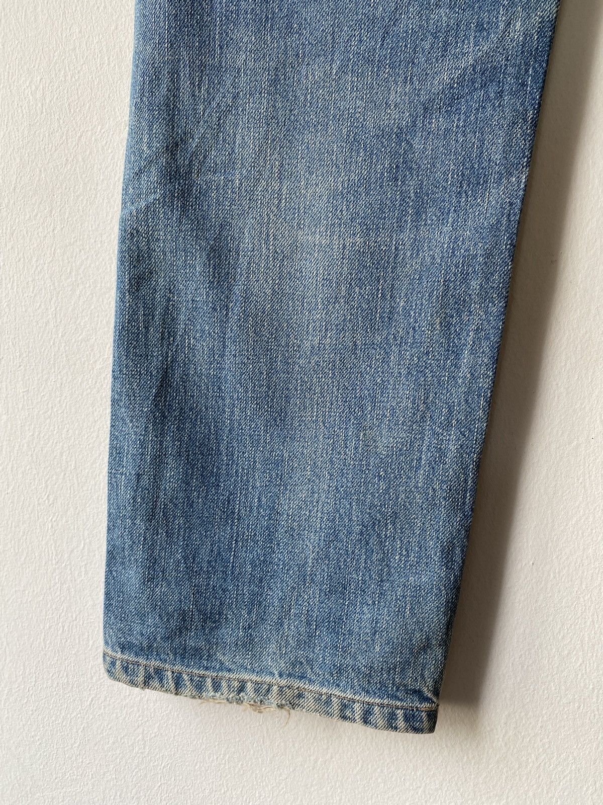Levi's × Levi's Vintage Clothing × Vintage Vintage Levi’s 502 XX Distressed Selvedge Denim Size US 27 - 12 Thumbnail