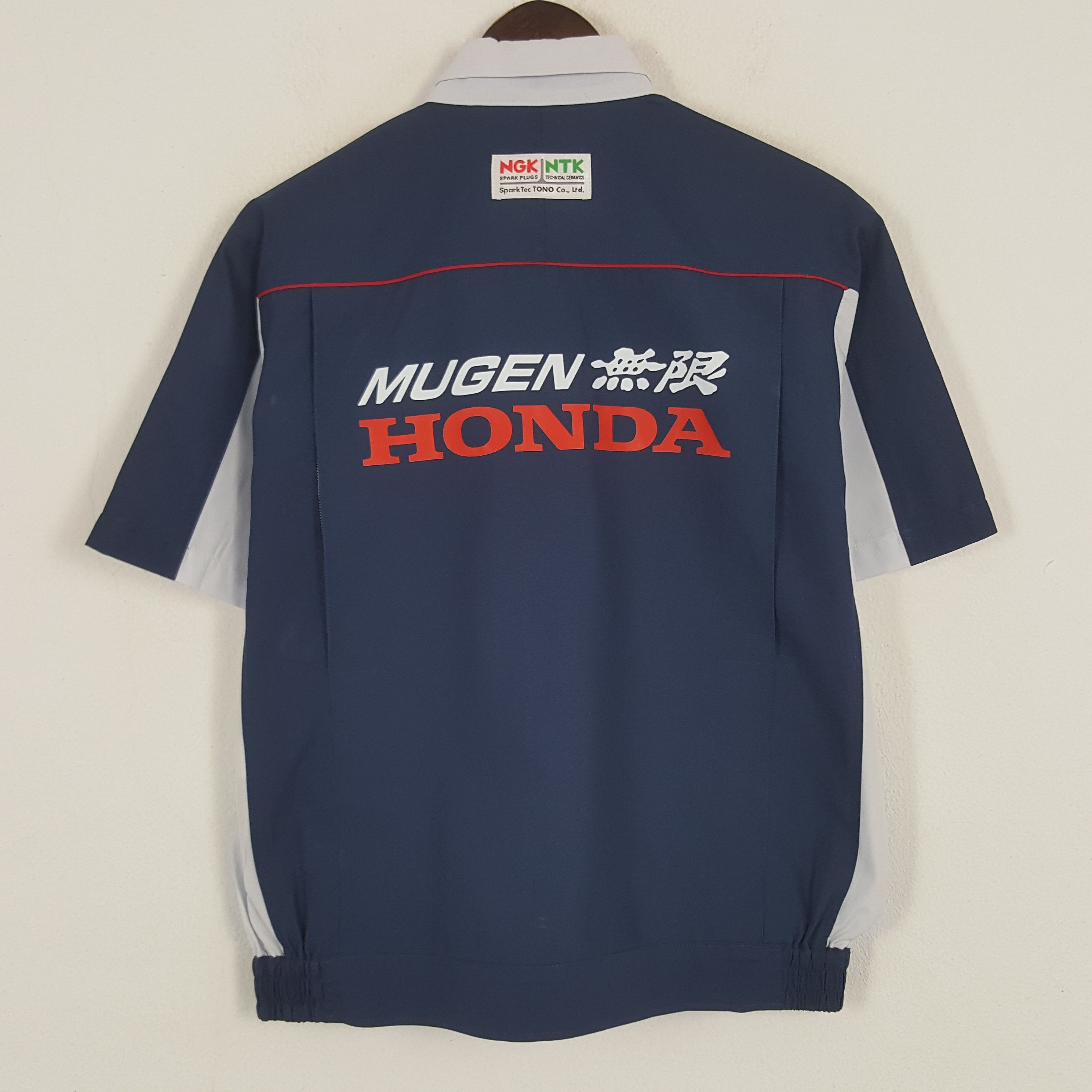 Honda × Japanese Brand × Vintage Vintage Honda Racing Custom Worker Short Sleeve Jacket Size US L / EU 52-54 / 3 - 1 Thumbnail