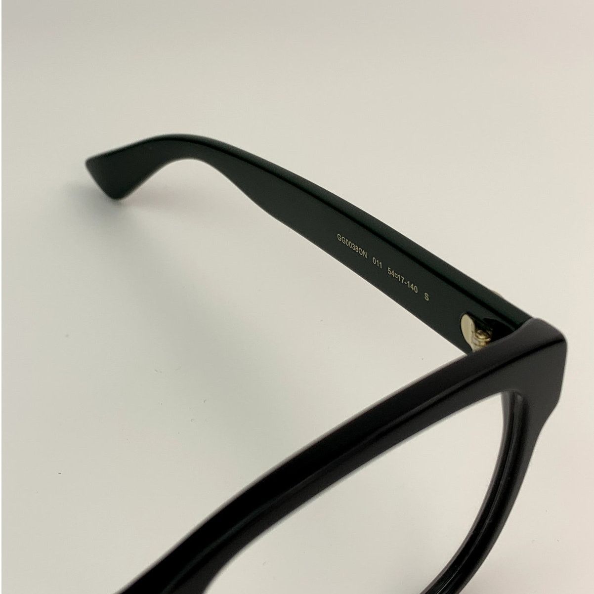 Gucci NEW Gucci Eyeglasses GG0038ON 011 Black Green Transperent Size ONE SIZE - 7 Thumbnail