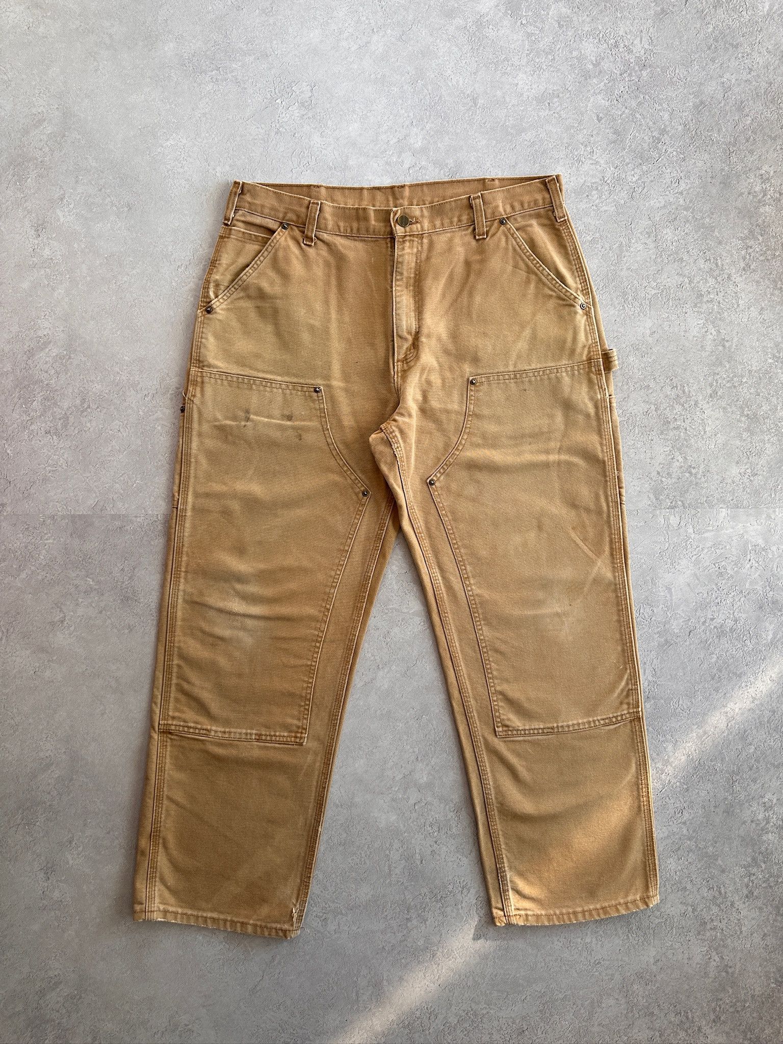Carhartt × Vintage Vintage Carhartt Double Knee Workwear Carpenter Pant Size US 36 / EU 52 - 1 Thumbnail