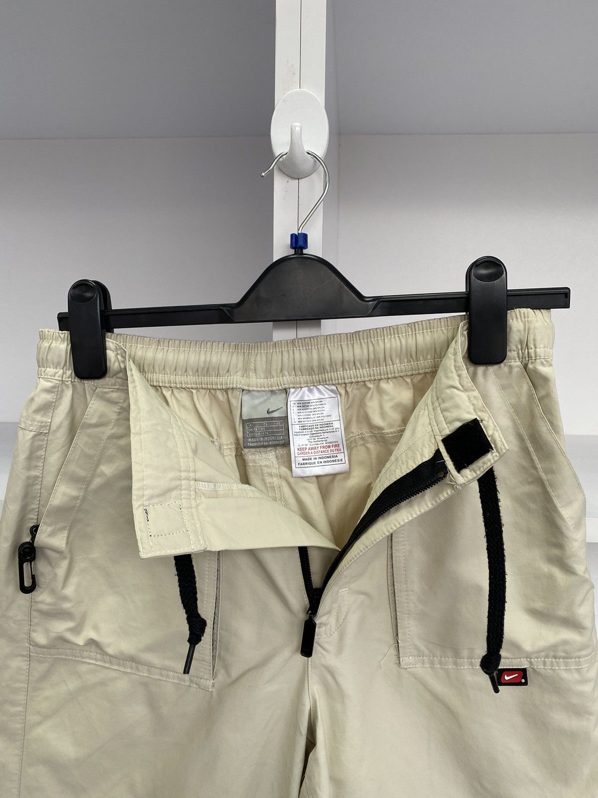 Nike × Vintage Nike Vintage Swoosh Beige Shorts Size US 34 / EU 50 - 9 Thumbnail