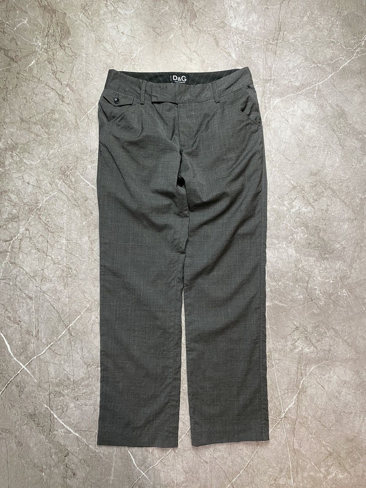 Dolce & Gabbana × Vintage DOLCE GABBANA Pants Suit Trousers Vintage Grey A8539 Size US 34 / EU 50 - 1 Thumbnail