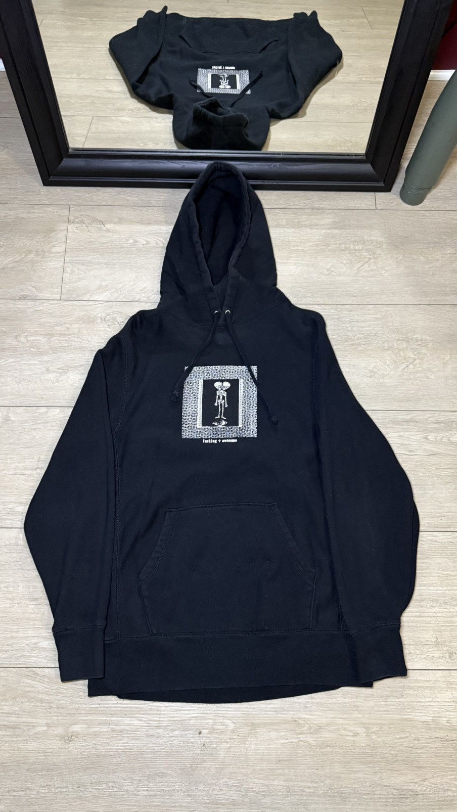 Fucking Awesome Vintage / Y2K FA F Ucking Awesome 2 Heads Skeleton Hoodie Size US L / EU 52-54 / 3 - 1 Thumbnail