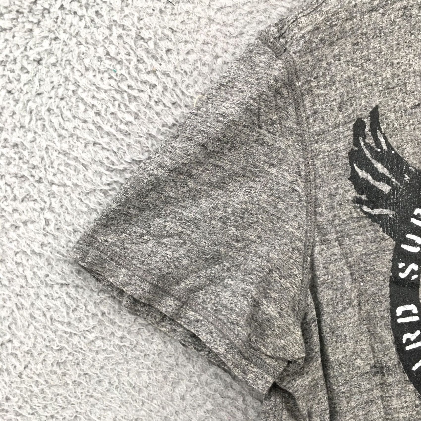 American Eagle Outfitters American Eagle Outfitters Tee Shirt Mens M Gray Graphic Print Cap Sleeve Casual Size US M / EU 48-50 / 2 - 4 Thumbnail