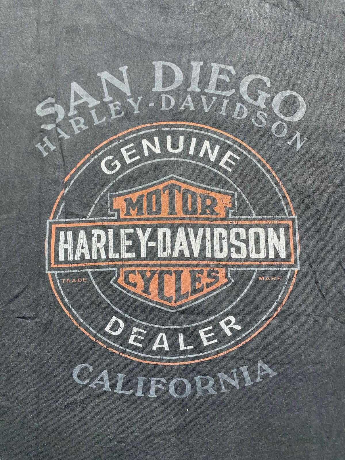 Harley Davidson VINTAGE HARLEY DAVIDSON LIFE BEGIN CARTERSVILLE GEORGIA Size US XL / EU 56 / 4 - 10 Thumbnail