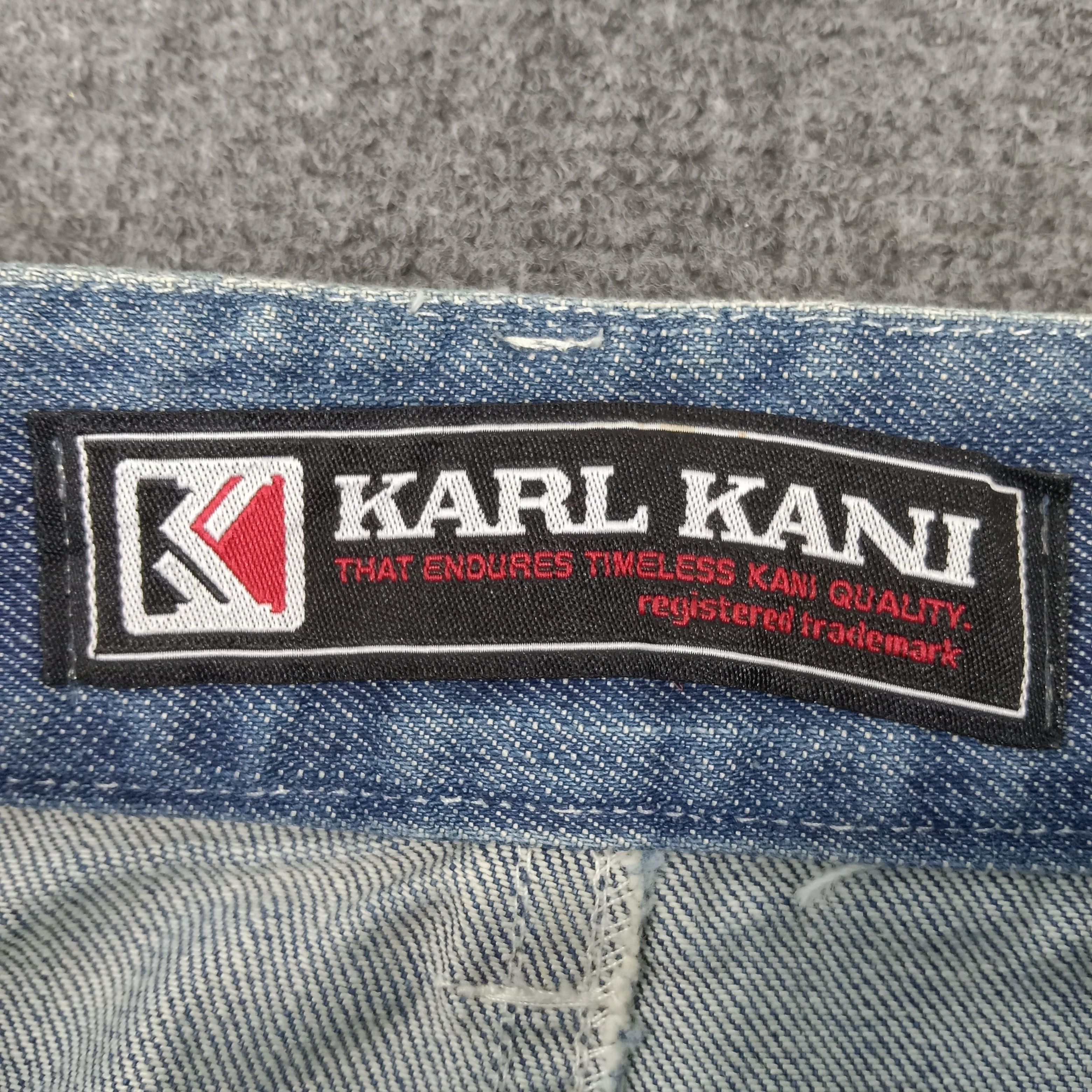 Karl Kani × Vintage Karl Kani American Baggy Style Cargo Denim Jeans Size US 27 - 4 Thumbnail