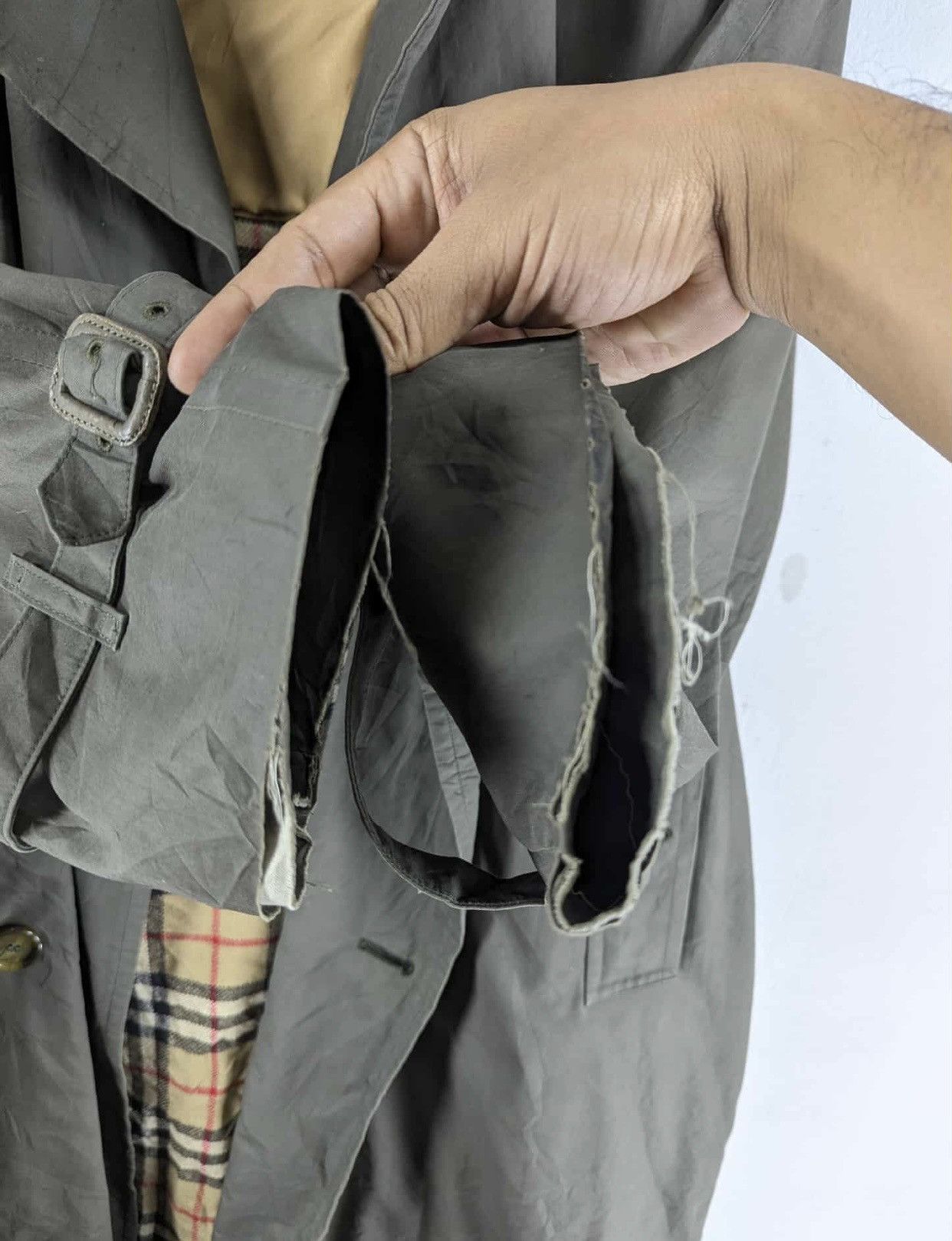 Burberry Prorsum 🔥VTG BURBERRY TRENCH COATS DOUBLE BREAST Size US L / EU 52-54 / 3 - 4 Thumbnail