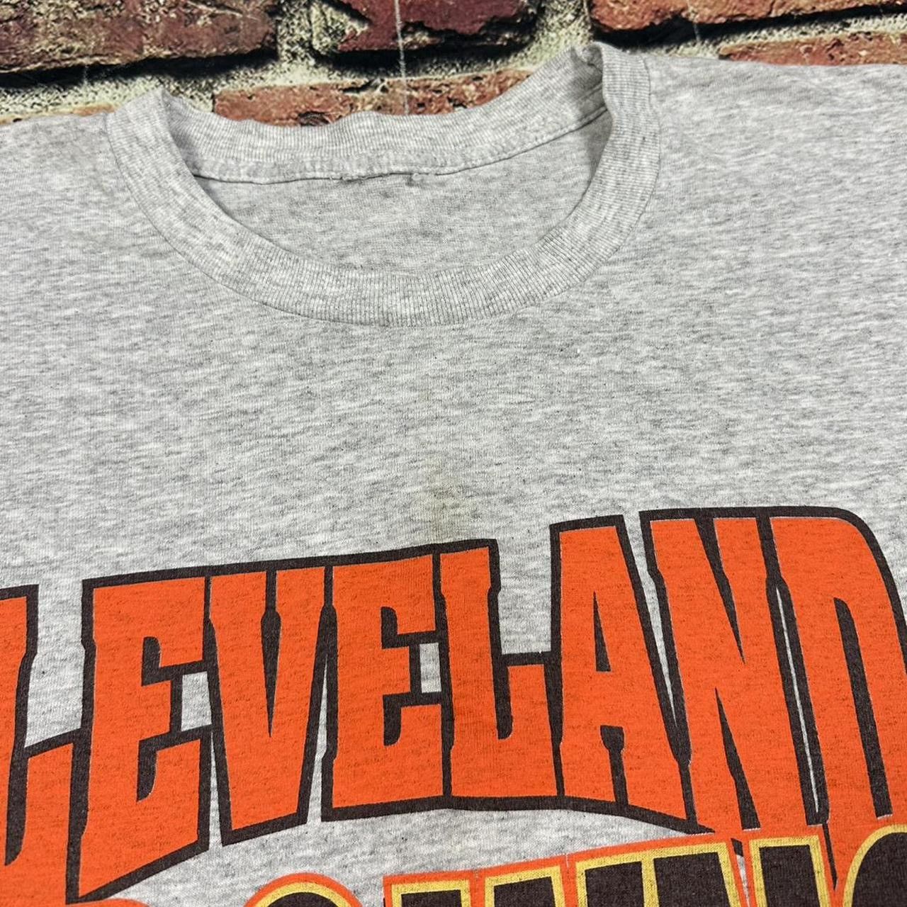 NFL Vintage Cleveland Browns T Shirt 90s NFL Single Stitch 1993 Size US XL / EU 56 / 4 - 8 Thumbnail