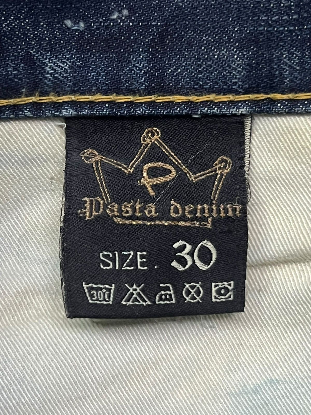 If Six Was Nine Loose Vintage Pasta Denim - Whiskering Mud Wash Jeans Size US 32 / EU 48 - 13 Thumbnail