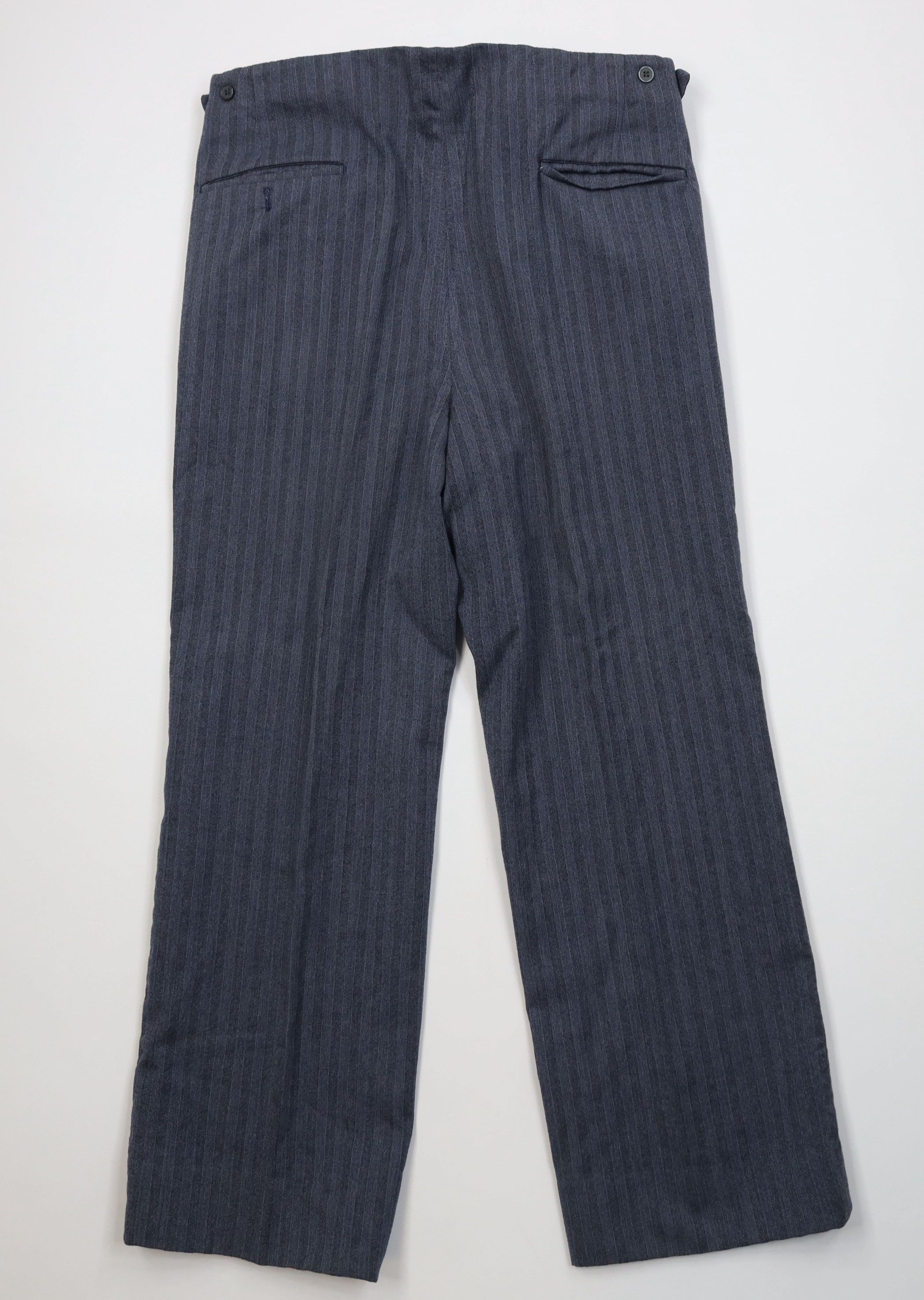 Vintage Vintage 60s Herringbone Buckle Wide Leg Chino Pants USA Size US 32 / EU 48 - 11 Thumbnail