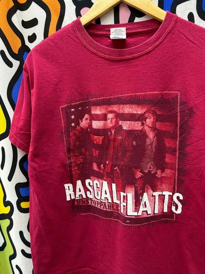 Vintage Vintage 2000s Rascal Flatts Band tshirt size M Size US M / EU 48-50 / 2 - 1 Thumbnail