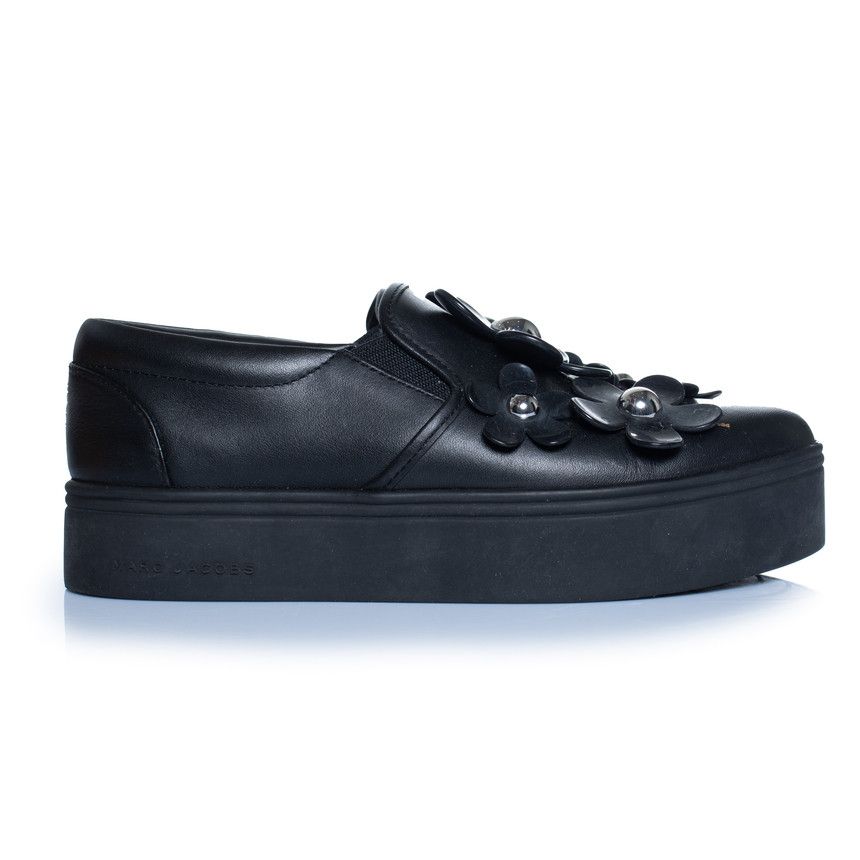 Marc Jacobs Marc Jacobs, Floral slip on sneakers in black Size US 9 / IT 39 - 7 Thumbnail