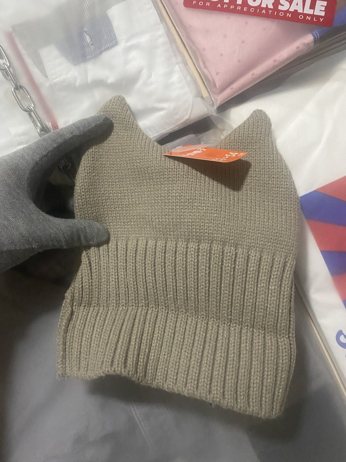 Japanese Brand Devil Horn Beanie Like Comme Des Garcons Beanie Size ONE SIZE - 3 Thumbnail