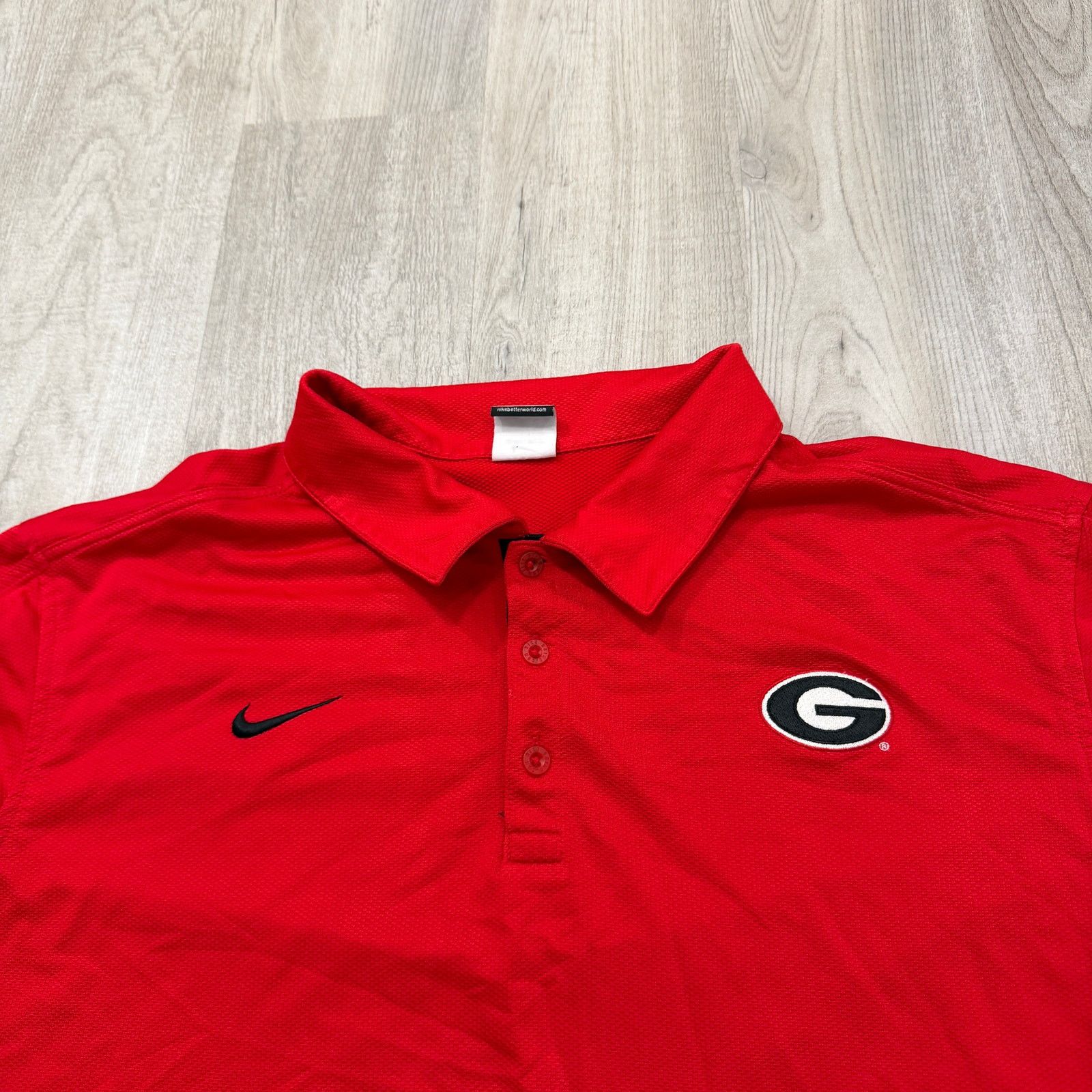 Nike Nike University of Georgia Bulldogs Polo Shirt Men's 2XL Size US XXL / EU 58 / 5 - 3 Thumbnail
