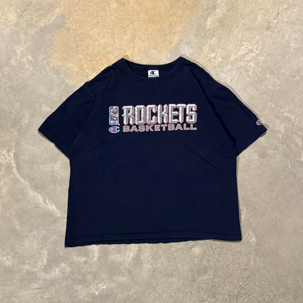 Champion 1990s Champion Faded Distressed Houston Rockets NBA Tee ERD Size US M / EU 48-50 / 2 - 1 Thumbnail