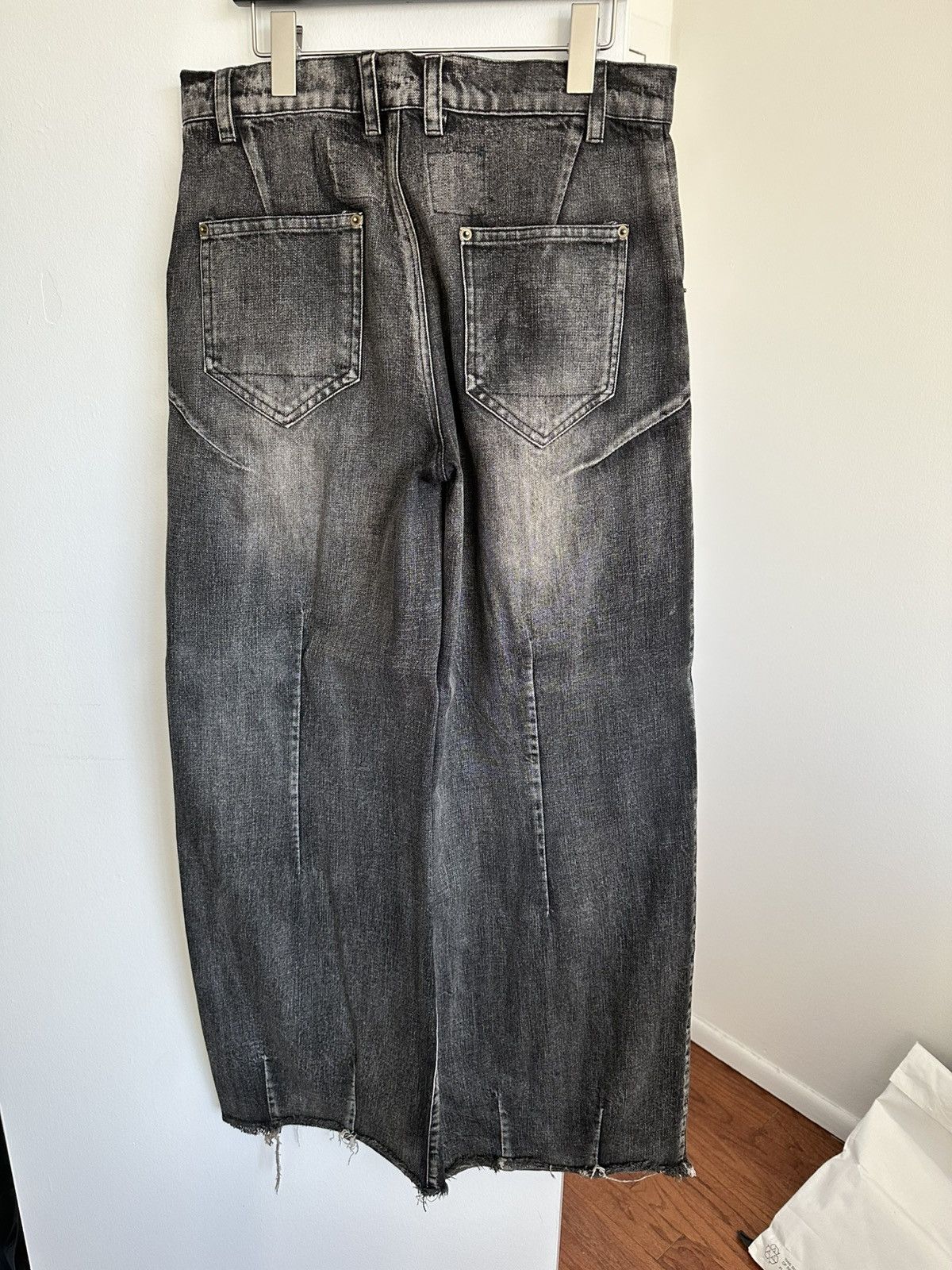 Designer Paynestar White Noise Waxed Denim Size US 30 / EU 46 - 6 Thumbnail