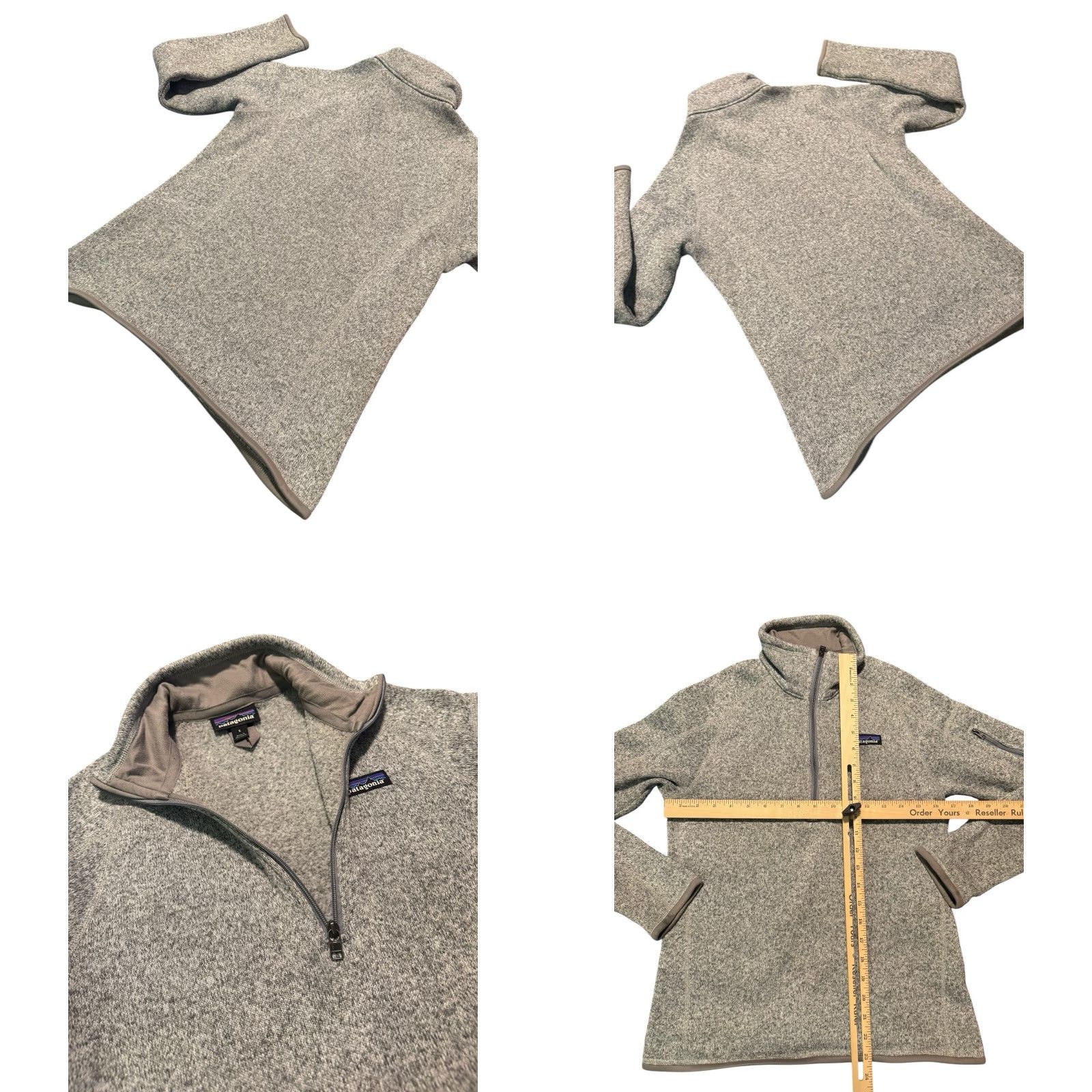Patagonia Patagonia Better Sweater Womens Small Gray 1/4 Zip Fleece Jacket Sweatshirt EUC Size S / US 4 / IT 40 - 8 Thumbnail