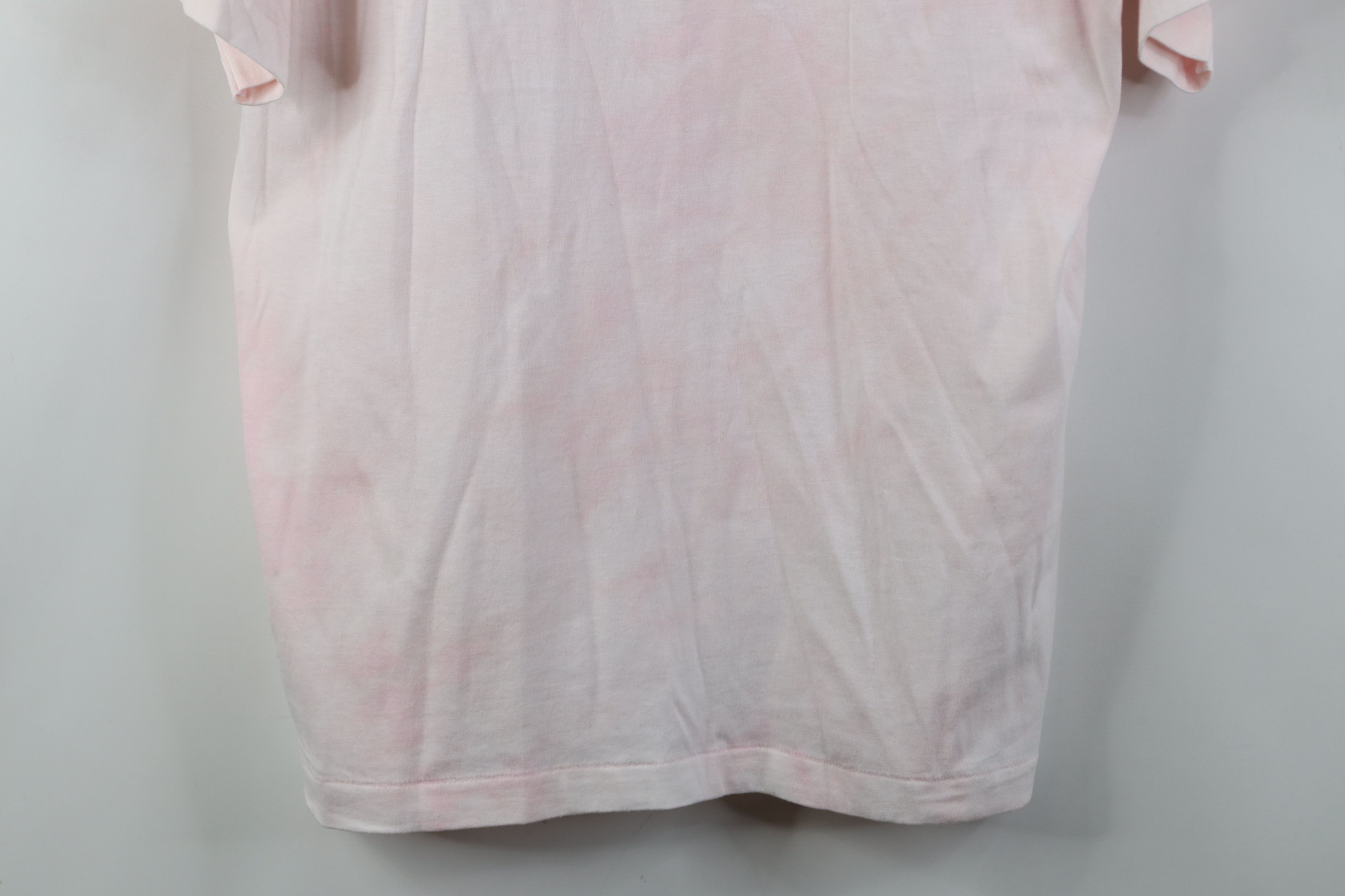 Vintage Vintage 90s Streetwear Wash Short Sleeve T-Shirt Pink USA Size L / US 10 / IT 46 - 3 Thumbnail