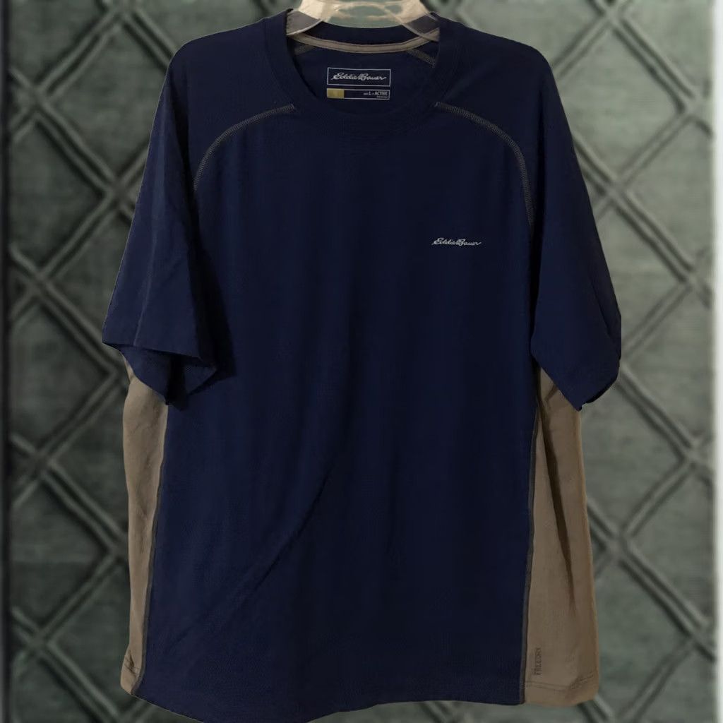 Eddie Bauer Eddie Bauer T-Shirt Men Large Blue Short Sleeve Crew Neck Casual Top B12 Size US L / EU 52-54 / 3 - 1 Thumbnail