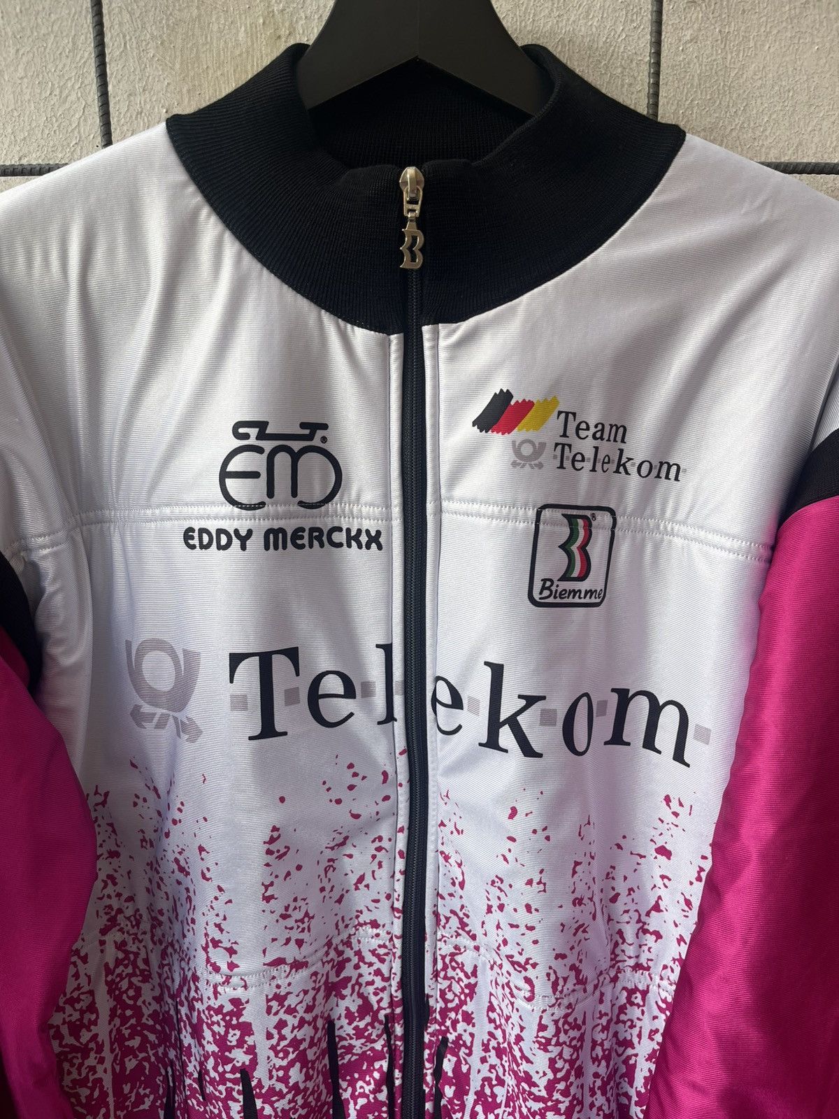 Other Biemme x Team Telekom Vintage Fleece Bomber Jacket Size US XXL / EU 58 / 5 - 3 Thumbnail